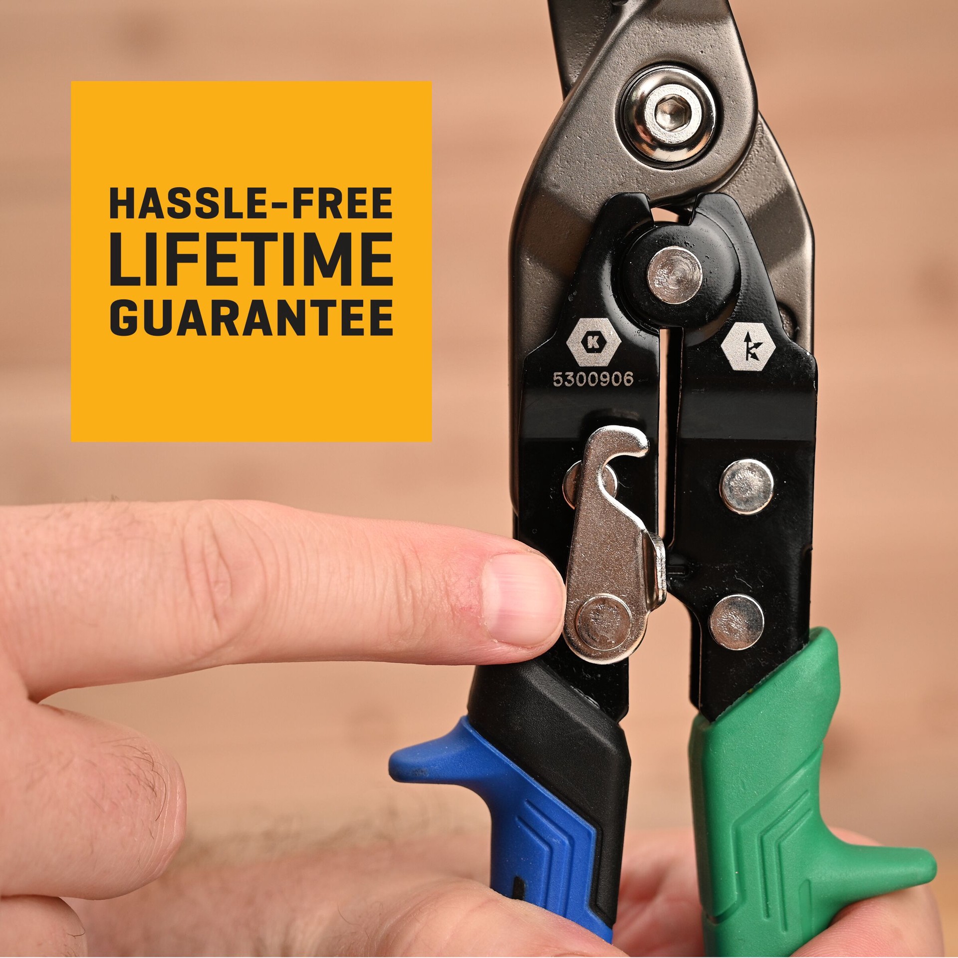 slide 4 of 6, Kobalt 60Crv Right cut Snips, 1 ct