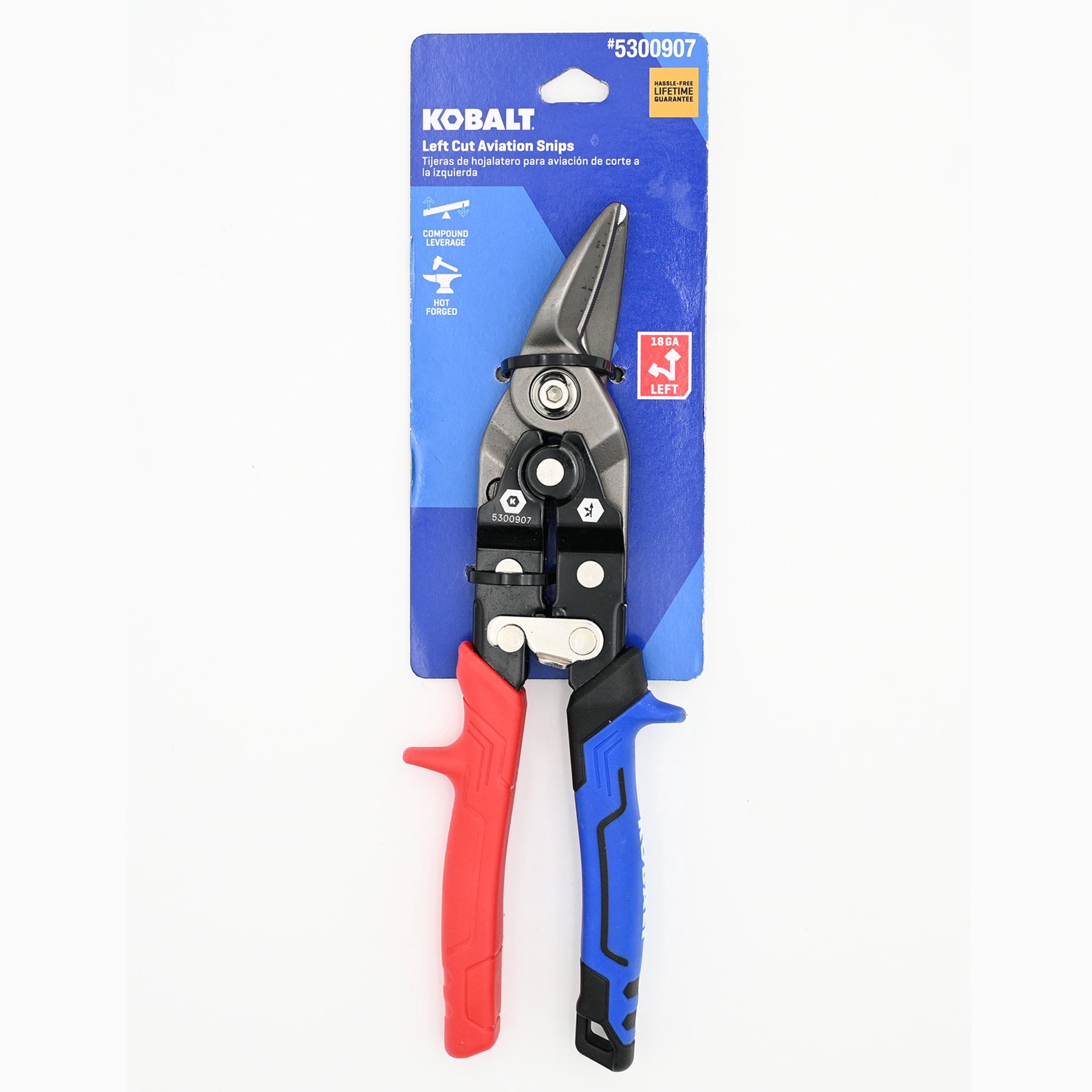 slide 2 of 6, Kobalt 60Crv Left cut Snips, 1 ct