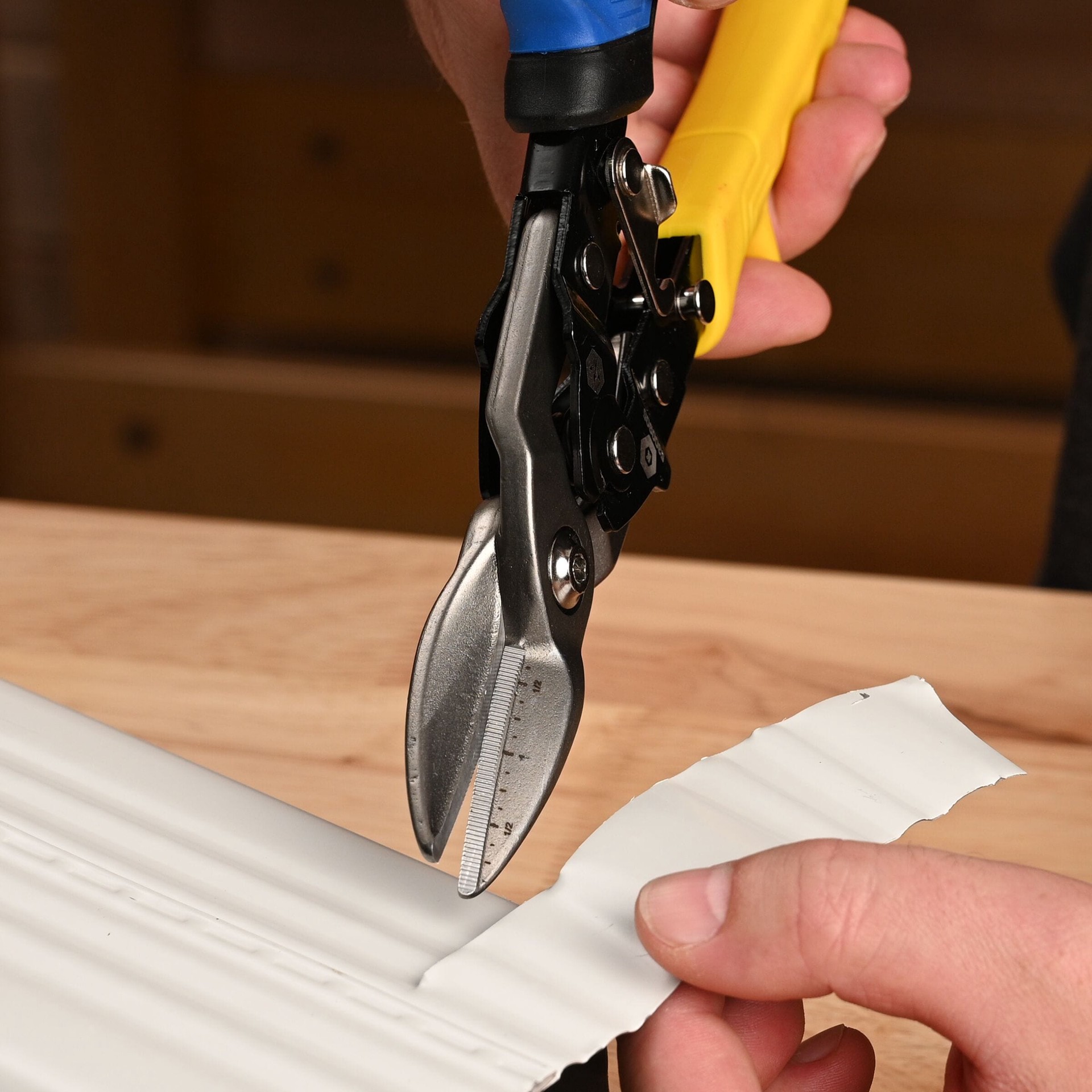 slide 6 of 6, Kobalt 60Crv Straight cut Snips, 1 ct