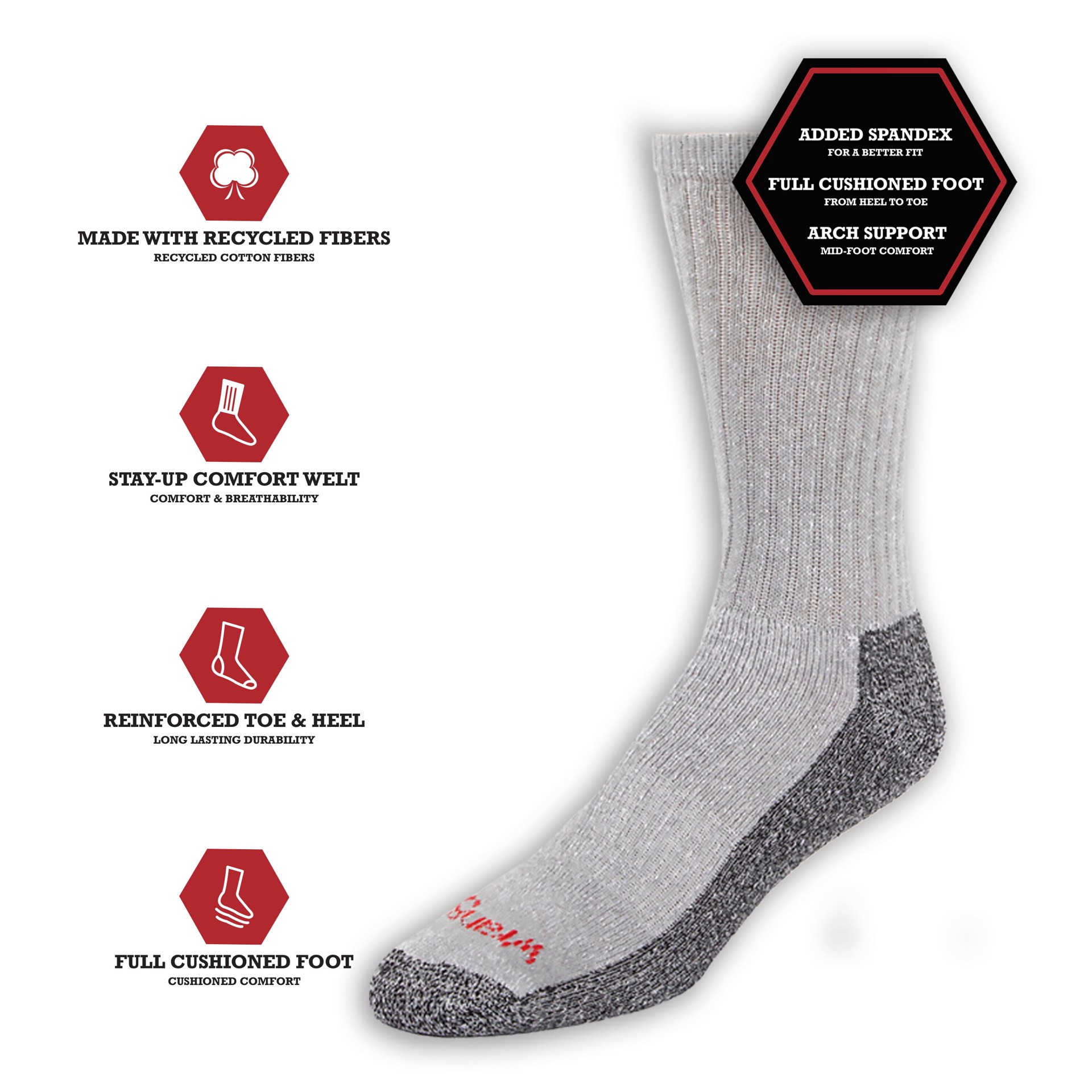 slide 2 of 6, Wrangler Men's Polyester blend 6 -Pack, 1 ct