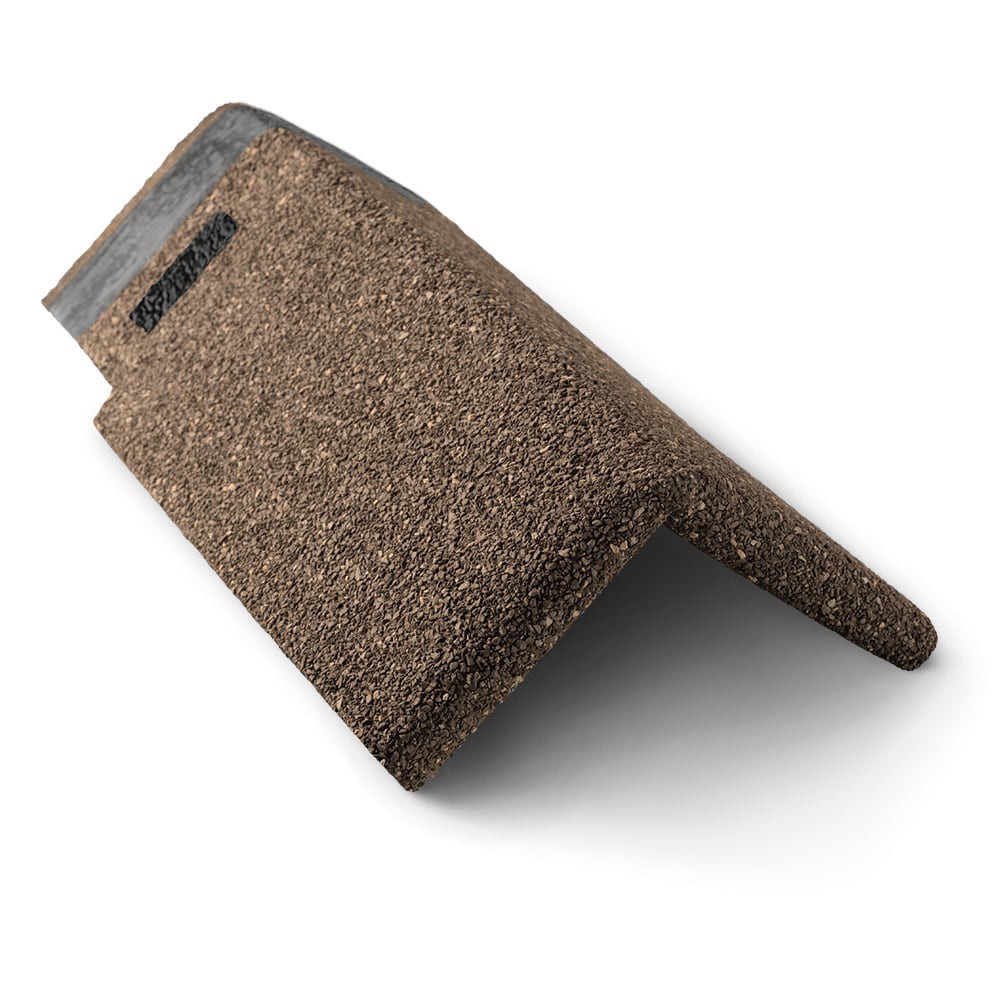 slide 3 of 6, Owens Corning DecoRidge 10In. Forest Brown Hip Ridge Roof Shingles ( 20-lin ft per Bundle ), 1 ct