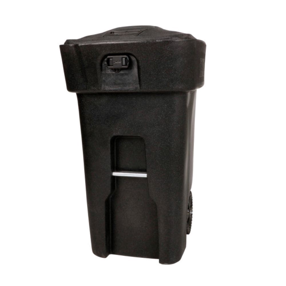 slide 4 of 6, Toter 64 Gallon Automated Bear Resistant Blackstone Plastic Wheeled Indoor/Outdoor Hinged Lid Trash Can, 1 ct