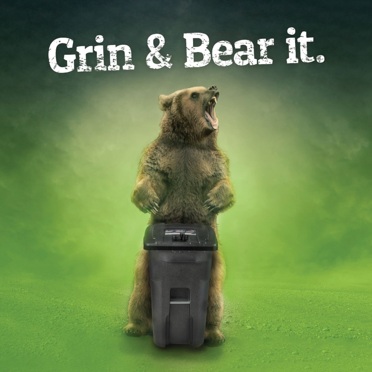slide 3 of 6, Toter 64 Gallon Automated Bear Resistant Blackstone Plastic Wheeled Indoor/Outdoor Hinged Lid Trash Can, 1 ct