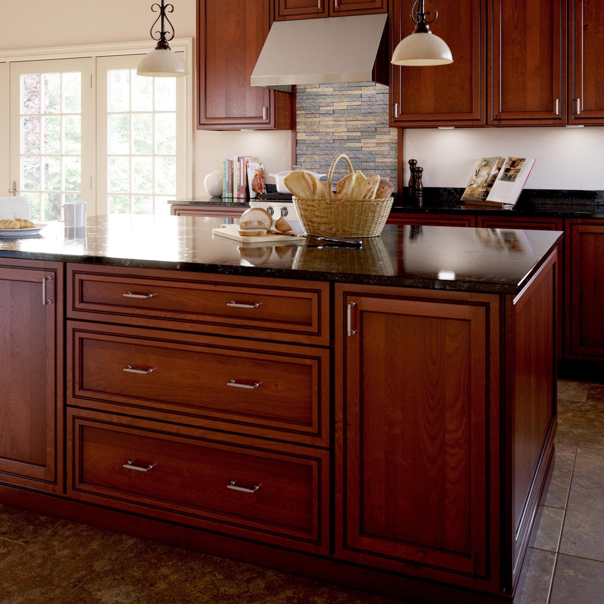 slide 6 of 6, Origin 21 Thora 3-in , 76mm Center to Center Satin Nickel Rectangular Bar Drawer Pull, 1 ct