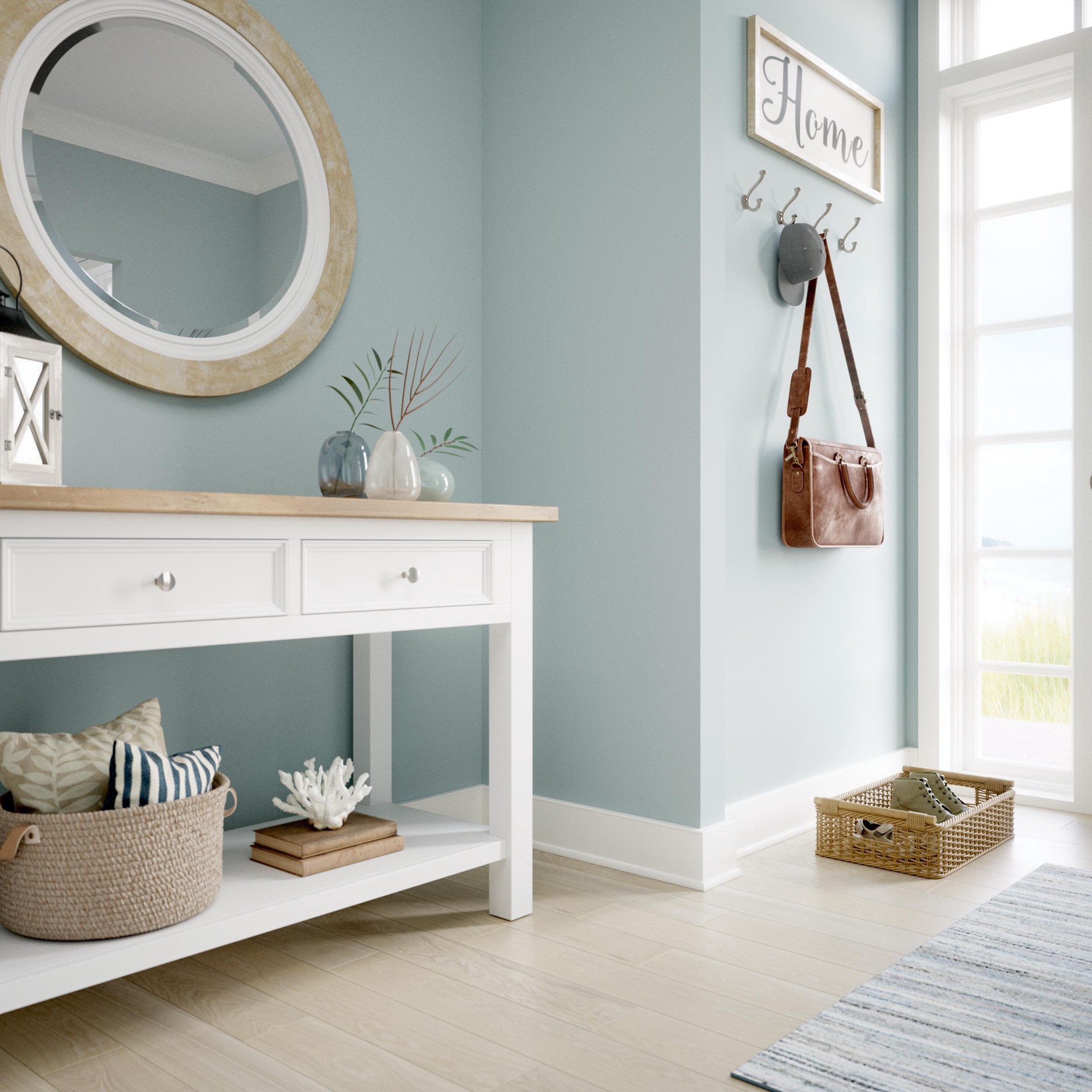 slide 4 of 6, allen + roth 1 -Hook 1.41-in x 1.41-in H Satin Nickel Decorative Wall Hook ( 25-lb Capacity), 1 ct