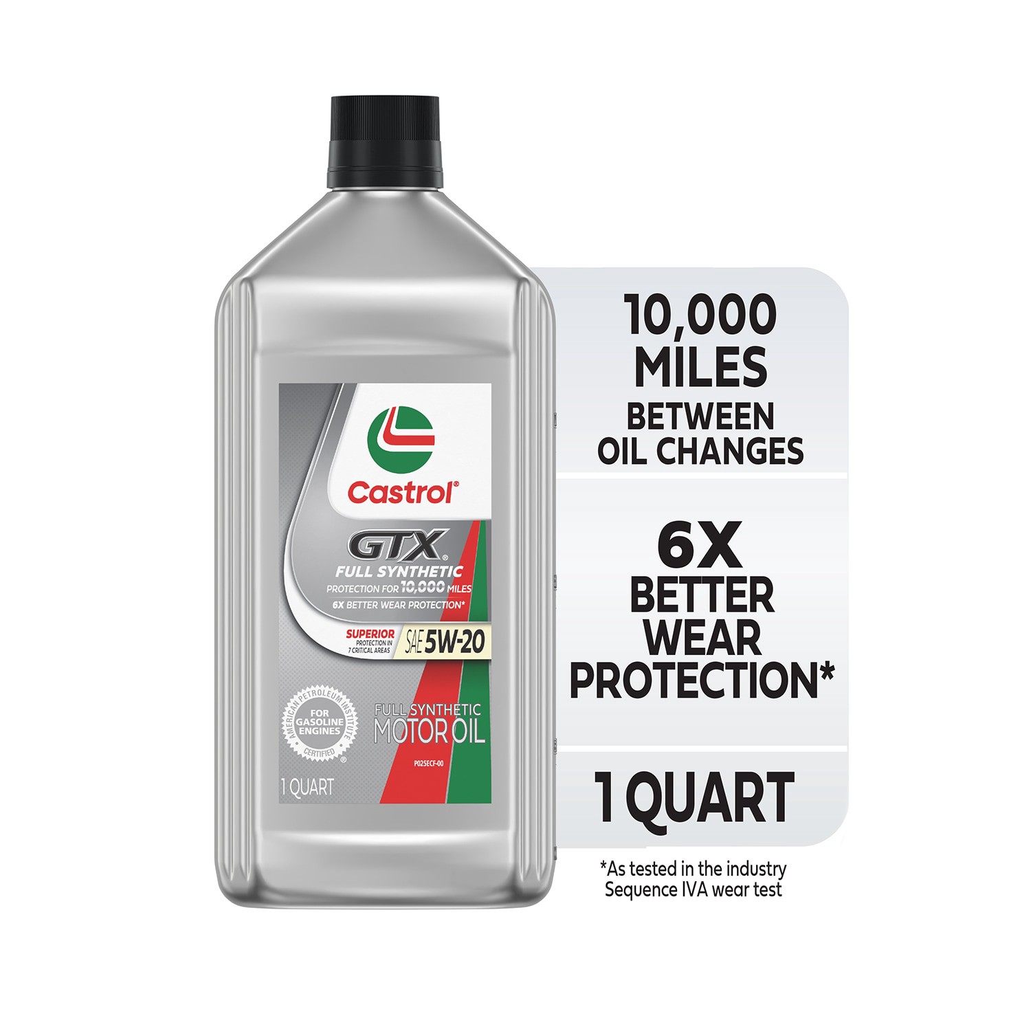 slide 1 of 6, CASTROL 1 Quart 5W-20 Full Synthetic Motor Oil for Superior Engine Protection, 1 ct
