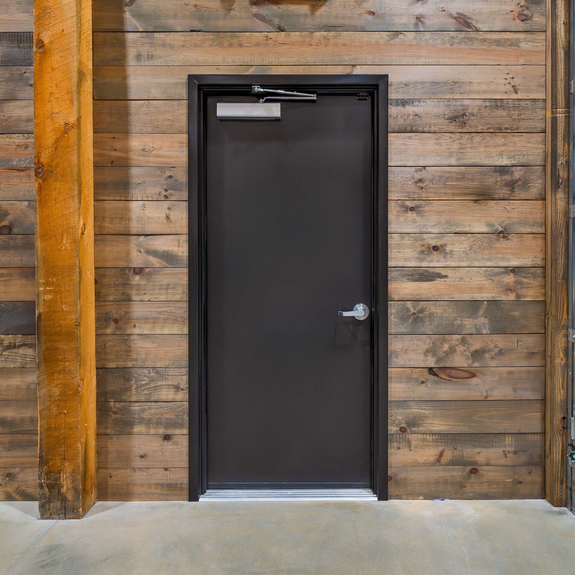 slide 2 of 5, L.I.F Industries Commercial LIFE Security Products Silver Interior or Exterior Storeroom Door Handle, 1 ct