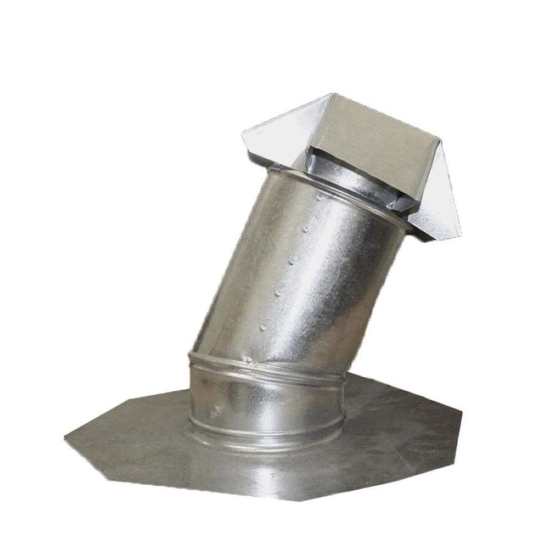 slide 5 of 6, Air Vent 6-in x 15-in Galvanized steel Vent and Pipe Flashing, 1 ct