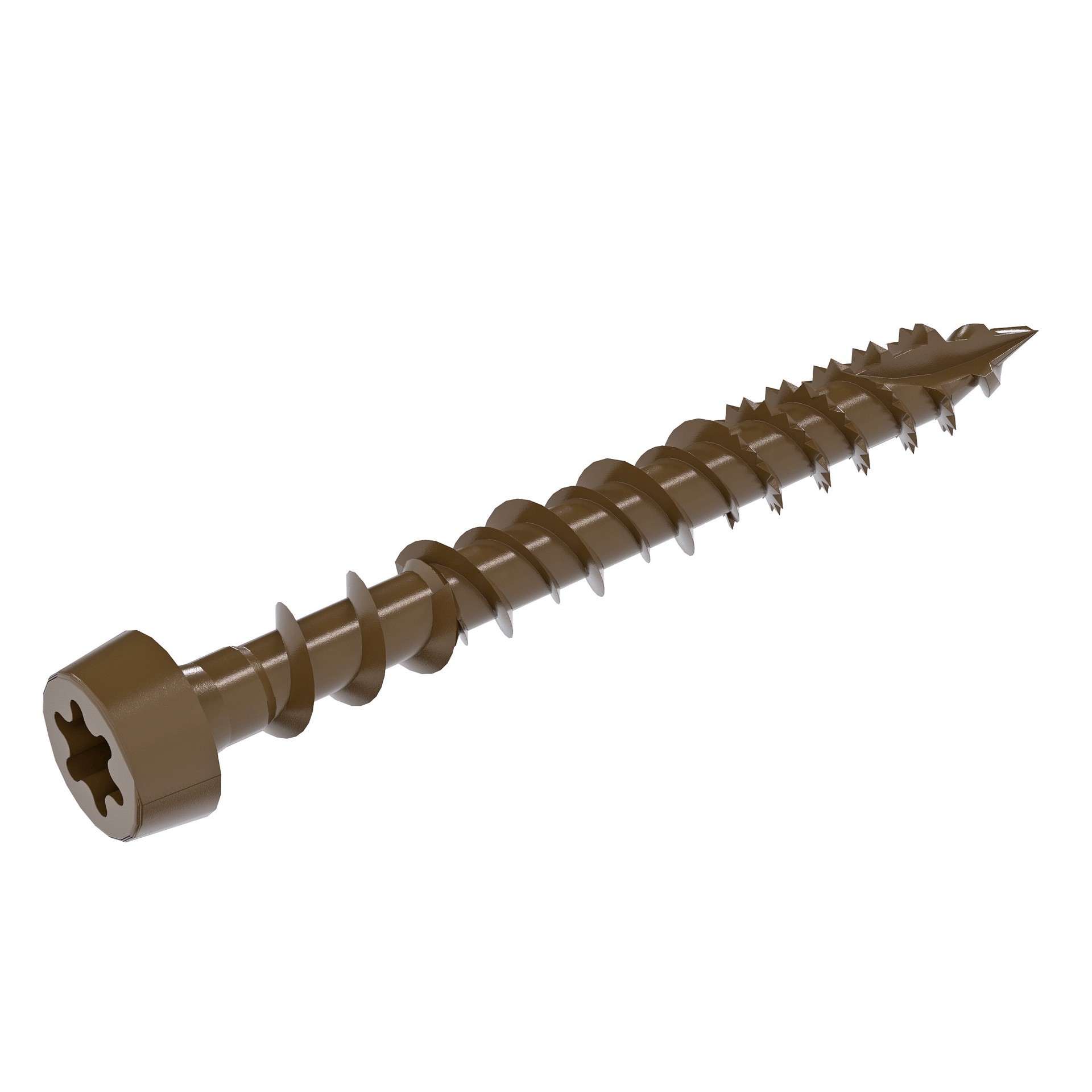 slide 4 of 6, DeckForce by Grip Rite #8 x 1-5/8-in Composite Deck Screws ( 149 -Per Box ), 1 ct
