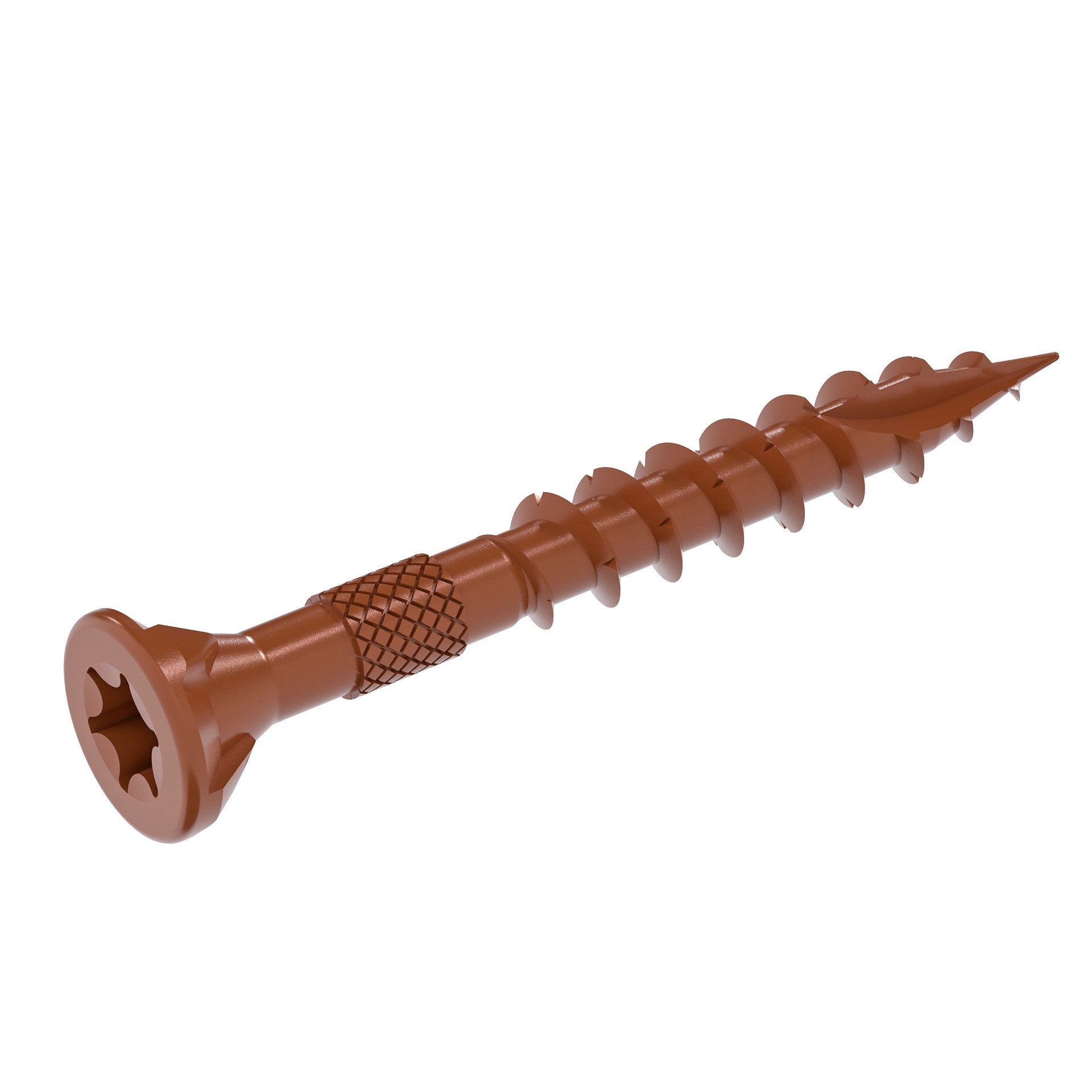 slide 4 of 6, DeckForce by Grip Rite #8 x 1-5/8-in Wood to wood Deck Screws ( 124 -Per Box ), 1 ct