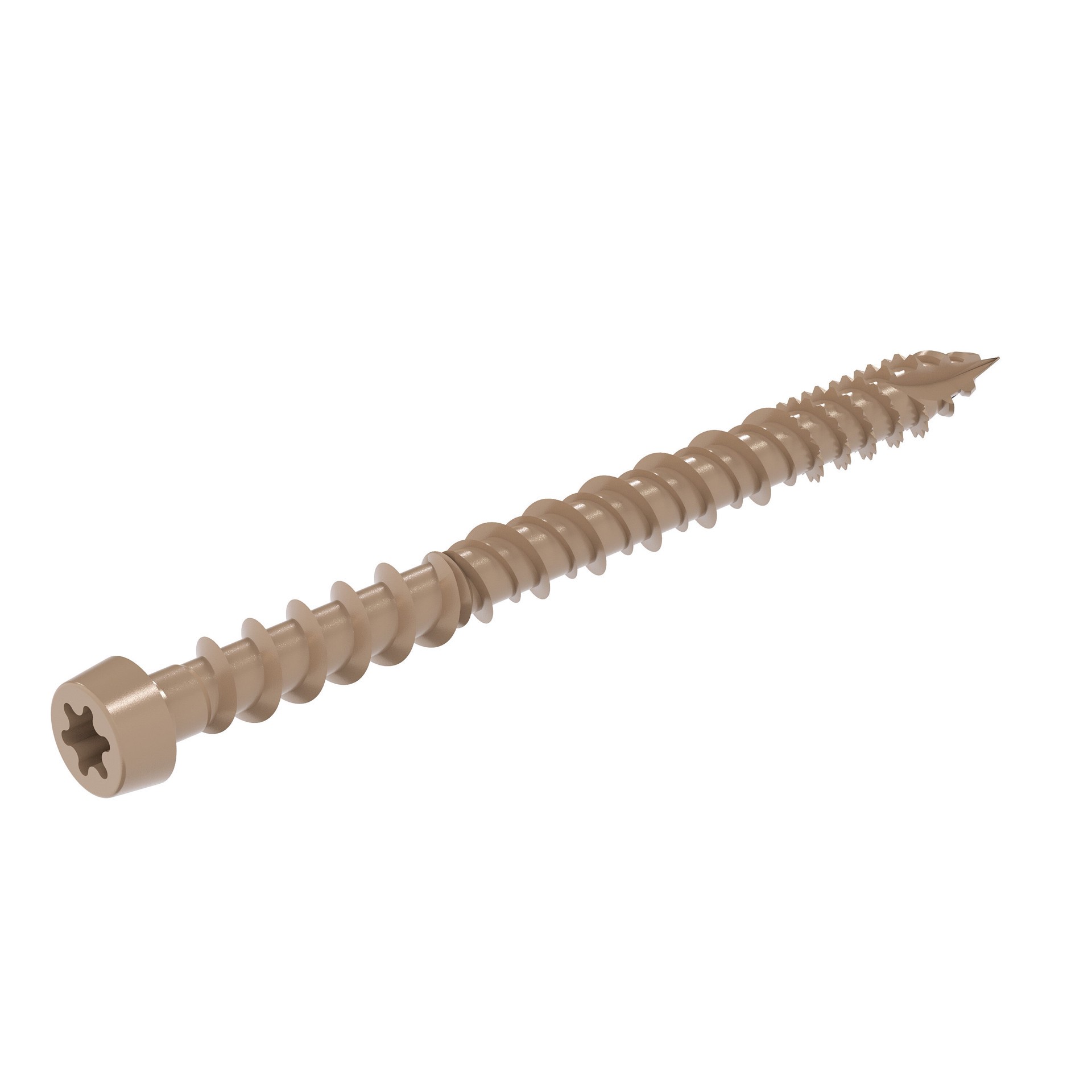 slide 4 of 6, DeckForce by Grip Rite #9 x 2-1/2-in Composite Deck Screws ( 371 -Per Box ), 1 ct