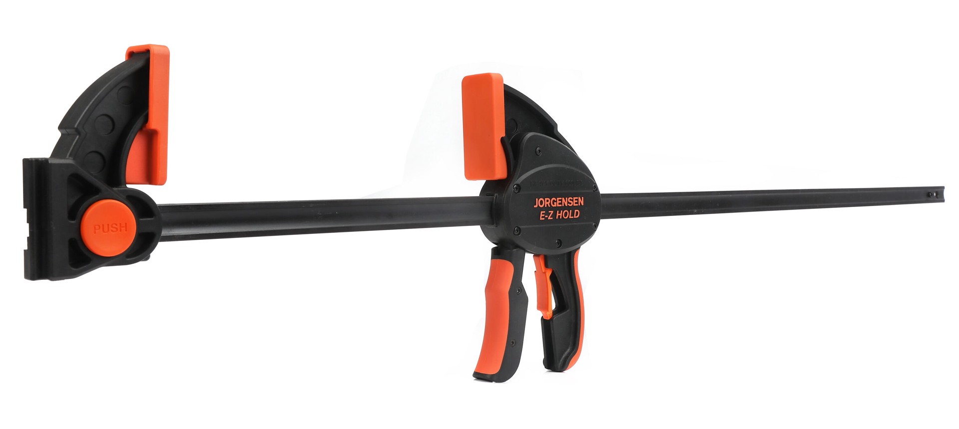 slide 2 of 6, Jorgensen E-Z Hold 24-in 600-lb Trigger Clamp, 1 ct