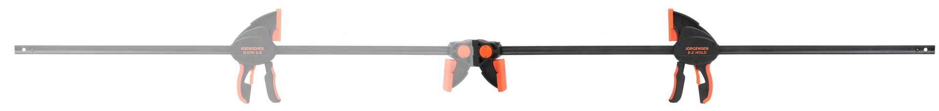 slide 3 of 6, Jorgensen E-Z Hold 24-in 600-lb Trigger Clamp, 1 ct