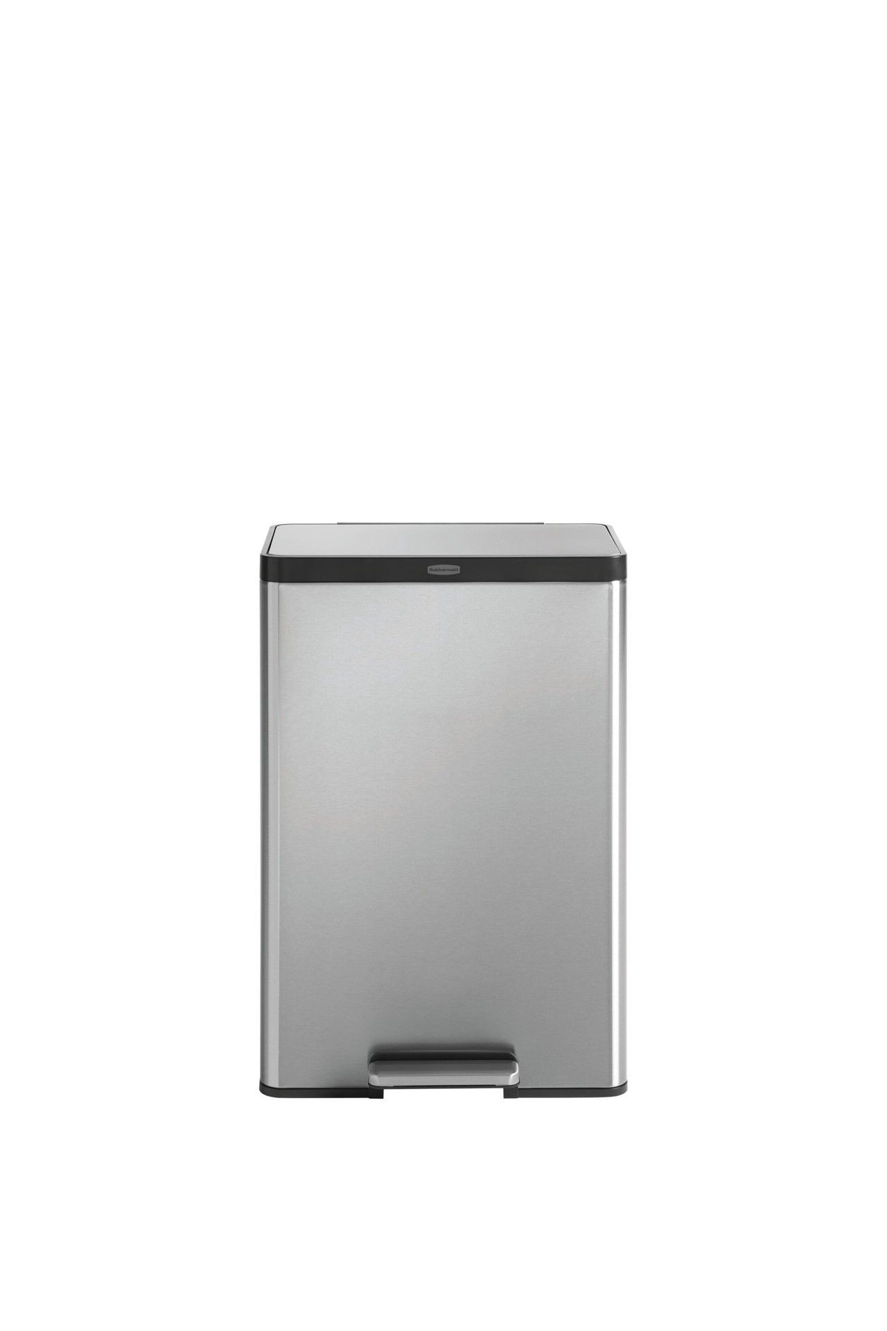 slide 5 of 6, Rubbermaid 12 Gallon Silver Metal Indoor Kitchen Step Trash Can, 1 ct