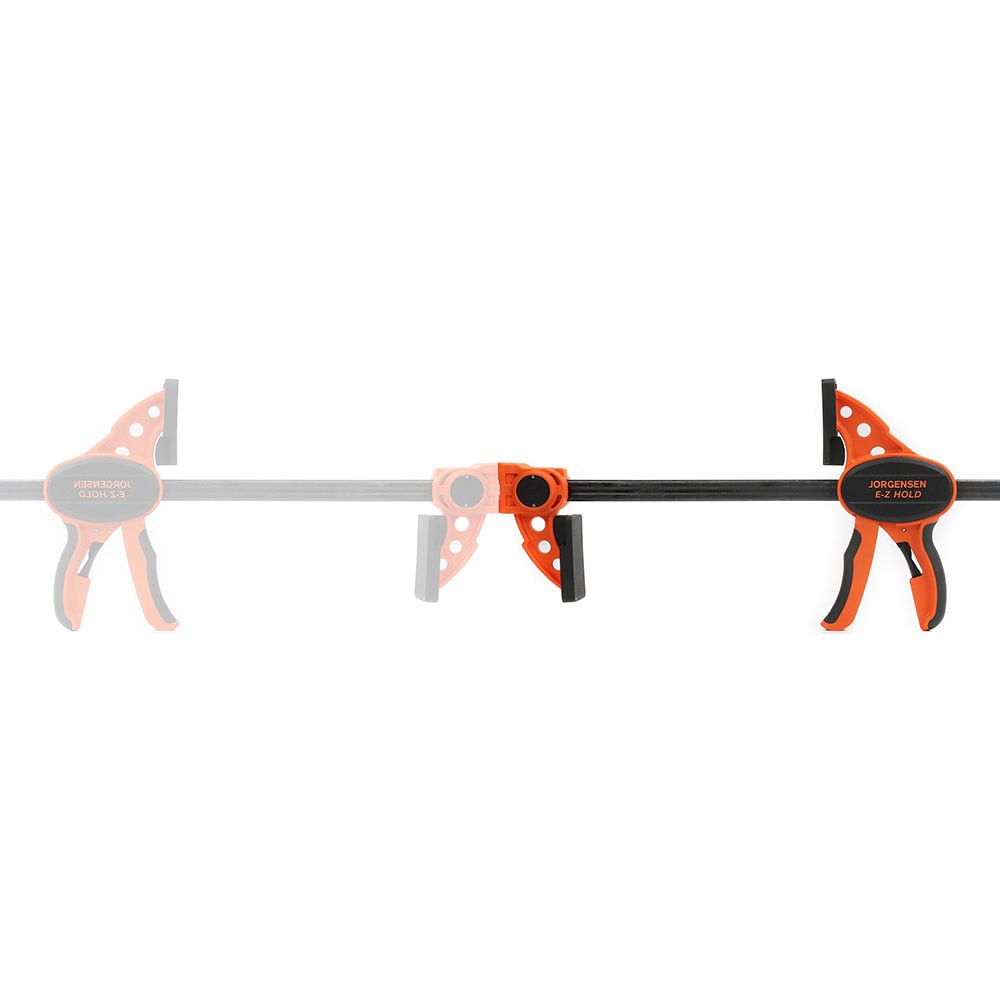 slide 3 of 6, Jorgensen E-Z Hold 12-in 300-lb Trigger Clamp, 1 ct