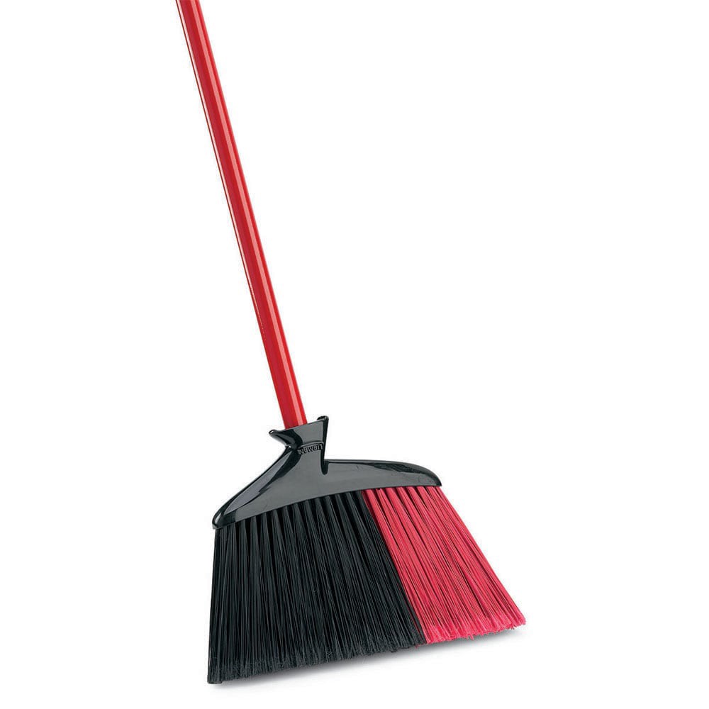 slide 1 of 6, Libman 14-in Poly fiber Multi-surface Angle Upright Broom, 1 ct