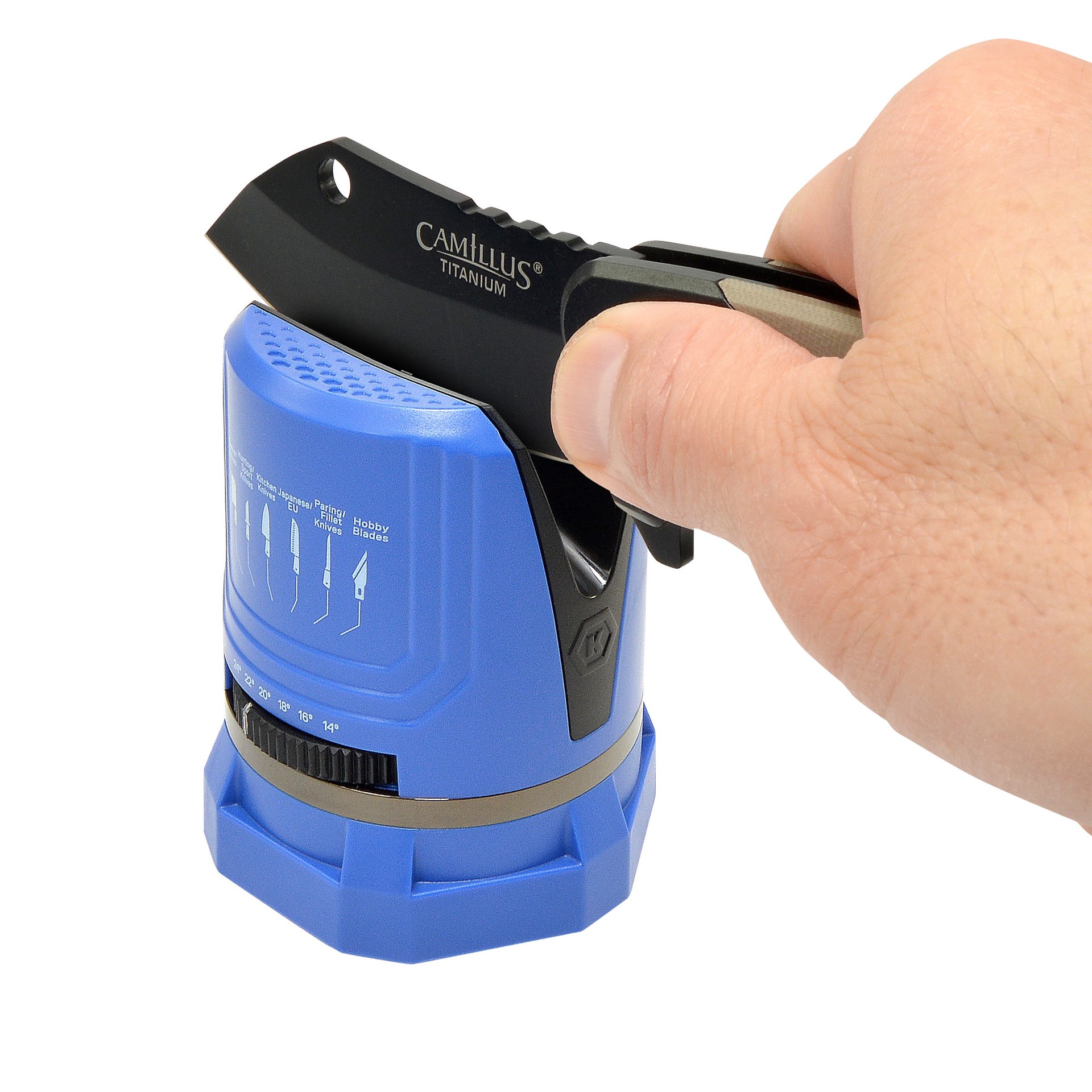 slide 6 of 6, Kobalt Adjustable Sharpener with Suction Cup Base, 1 ct