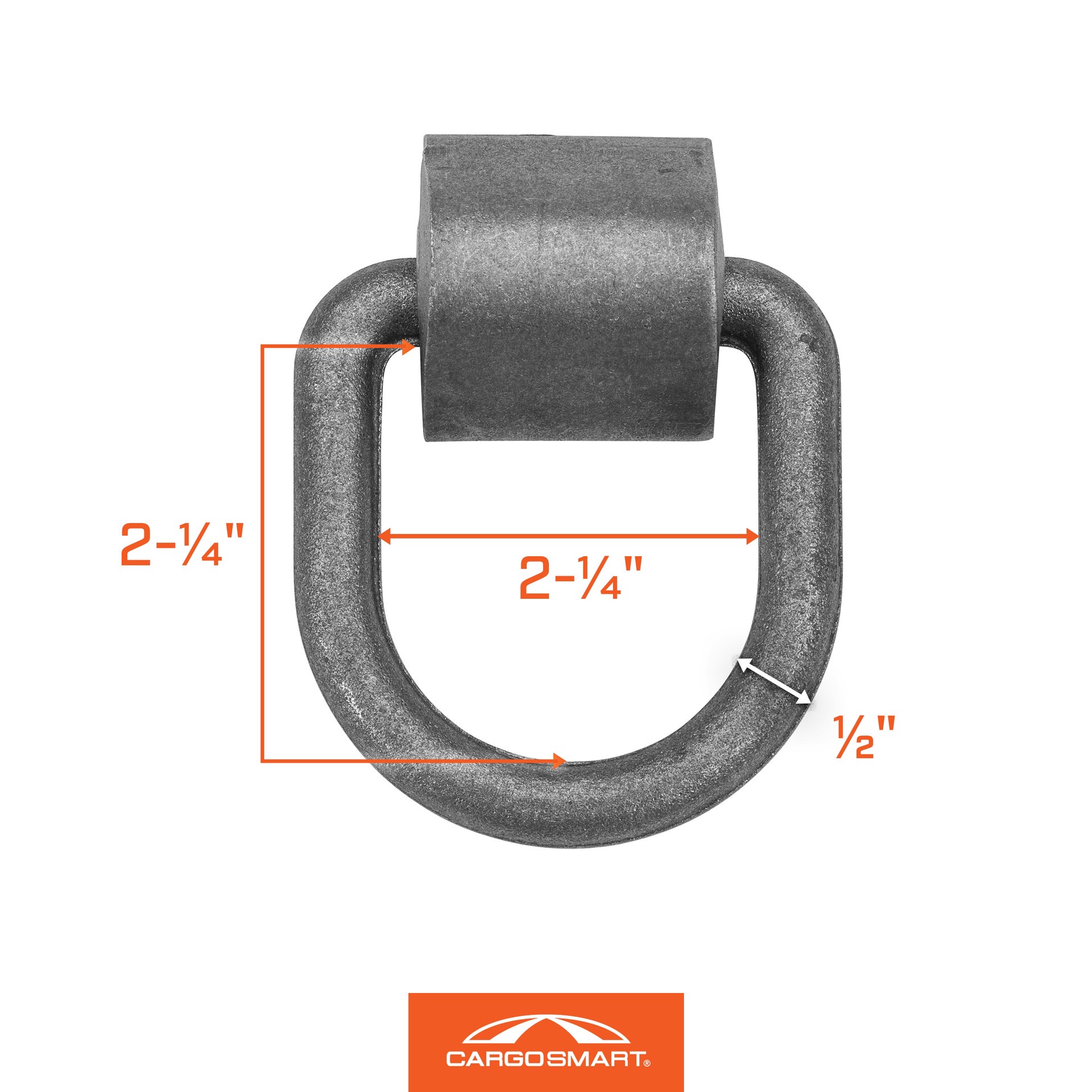 slide 2 of 6, CargoSmart 2.25 Inch Gray D-ring Ring, 1 ct