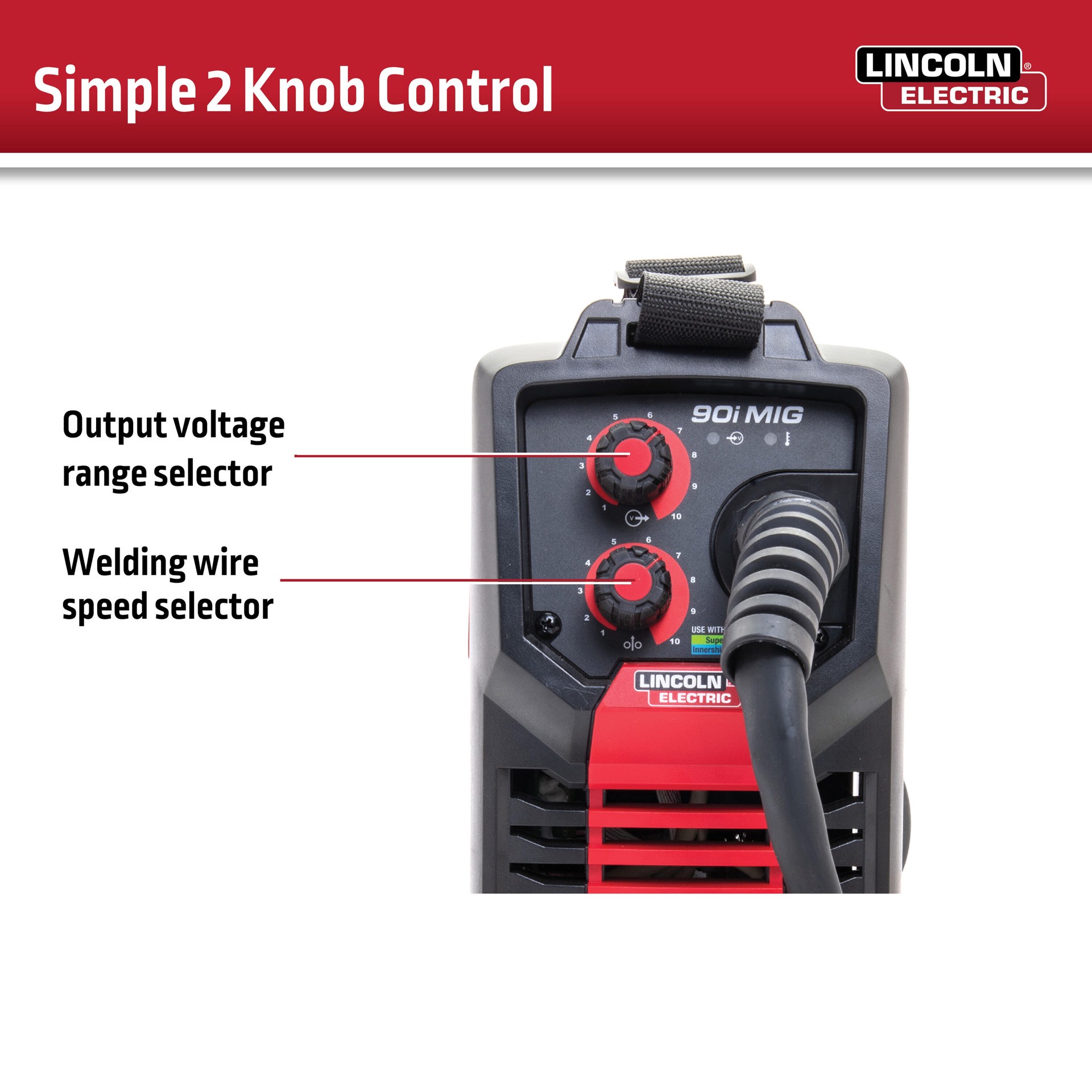 slide 5 of 6, Lincoln Electric WELD-PAK 120 -Volt 120 -Amp MIG flux-cored Wire Feed Welder, 1 ct