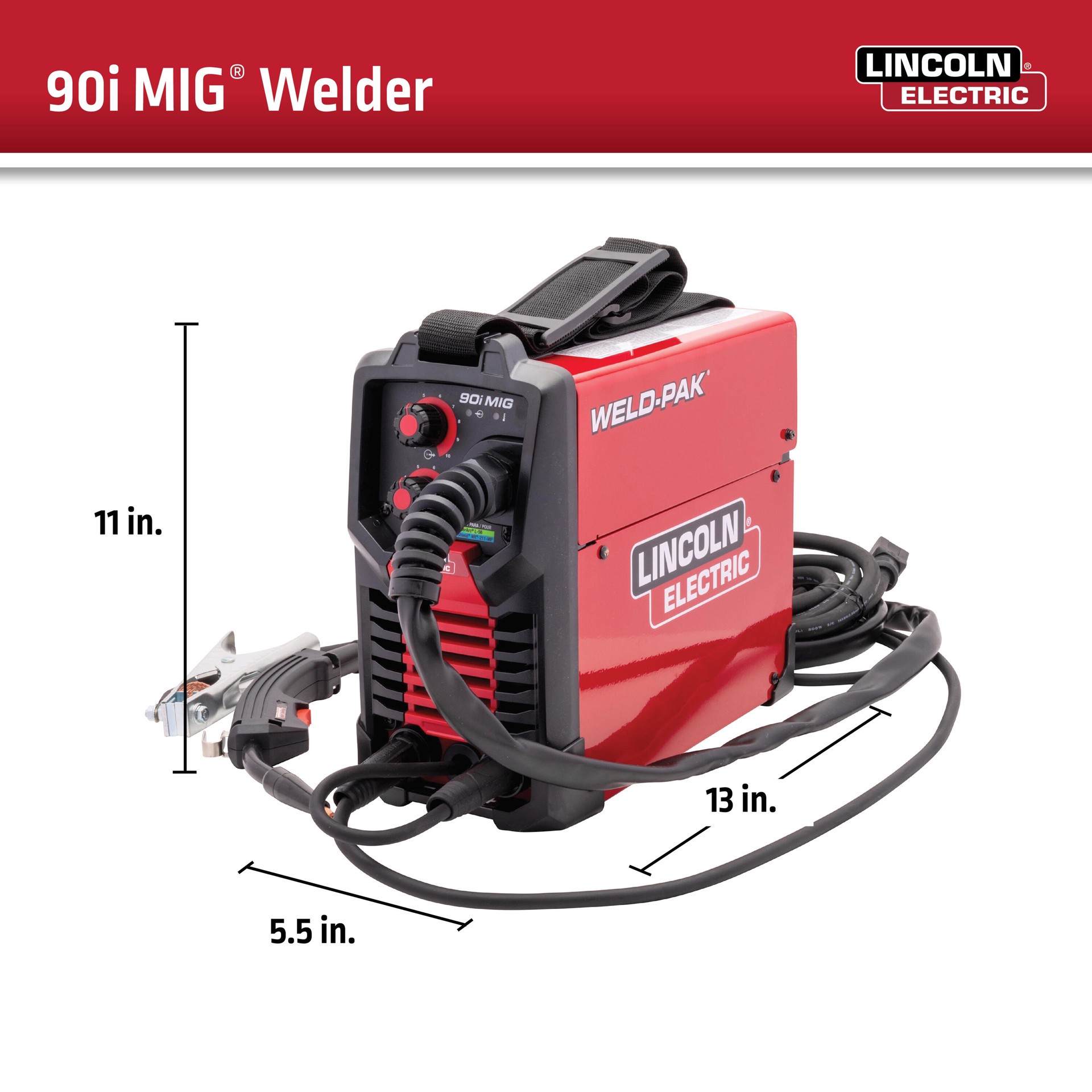 slide 6 of 6, Lincoln Electric WELD-PAK 120 -Volt 120 -Amp MIG flux-cored Wire Feed Welder, 1 ct