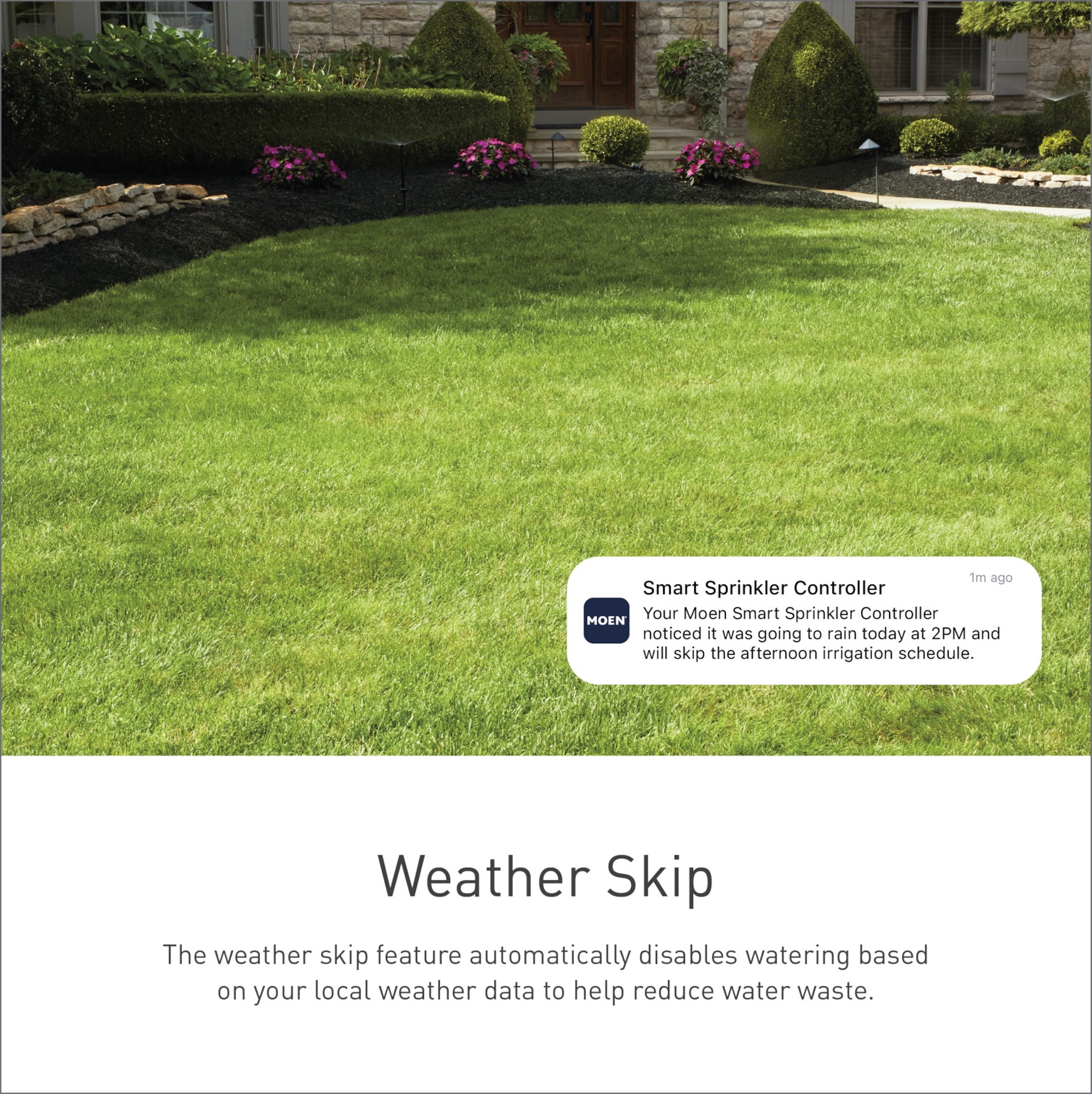 slide 6 of 6, Moen 8 -Station Digital Wi-Fi Compatible Indoor/Outdoor Smart Compatible Irrigation Timer, 1 ct