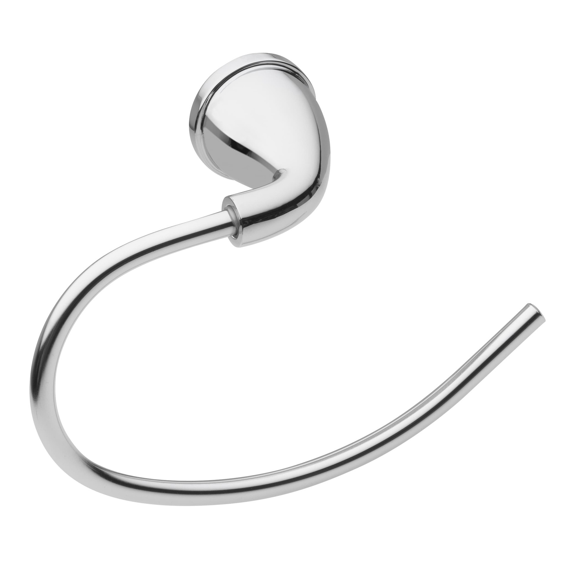 slide 2 of 6, Project Source Dover Chrome Wall mount Single Towel Ring, 1 ct