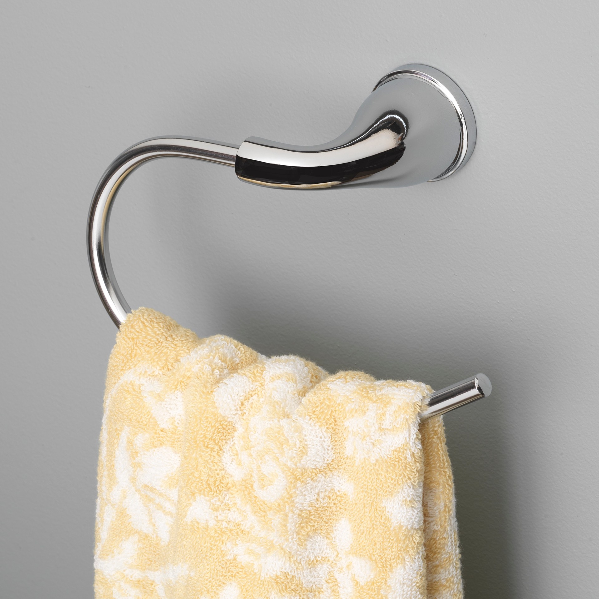 slide 5 of 6, Project Source Dover Chrome Wall mount Single Towel Ring, 1 ct