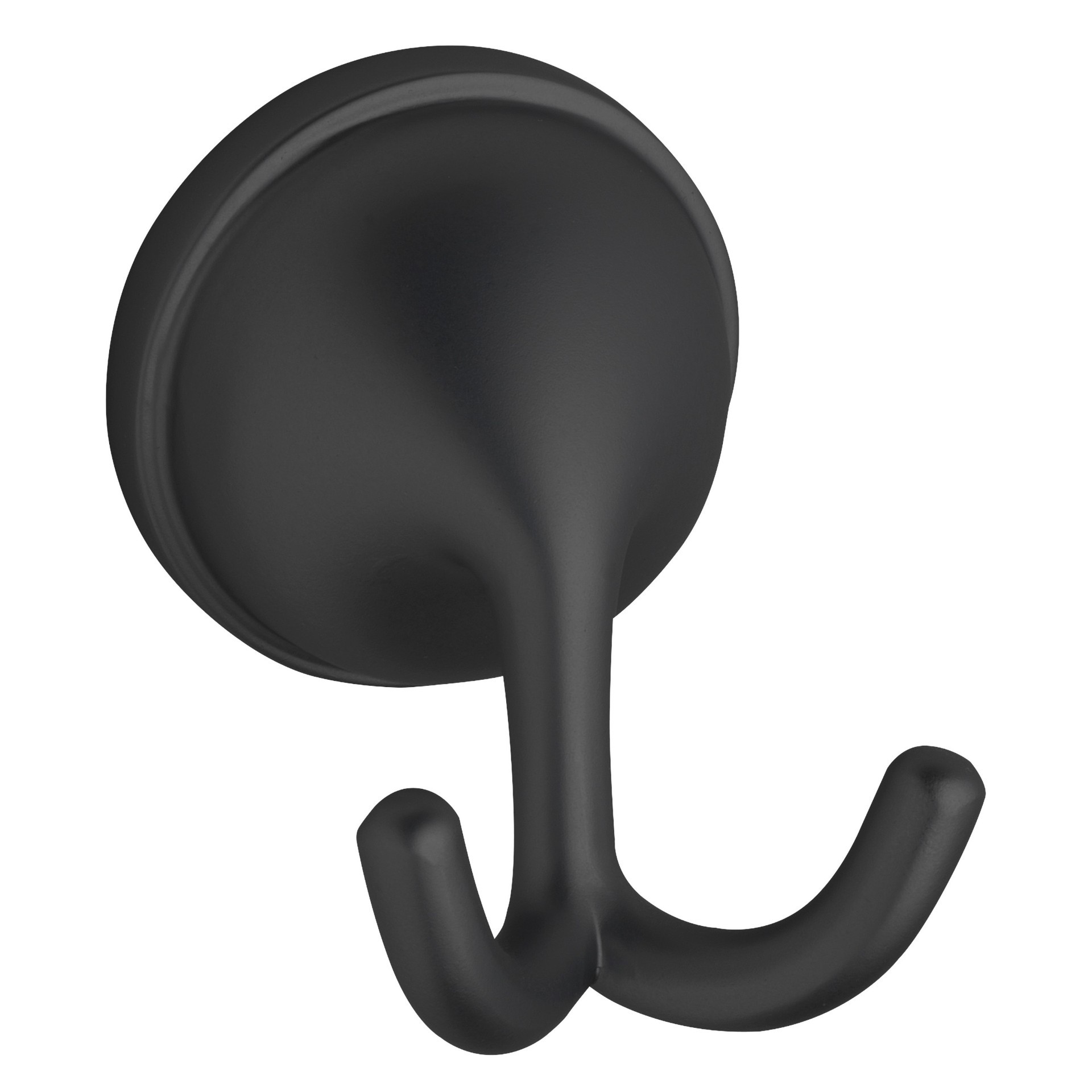 slide 2 of 6, Project Source Dover Matte Black Single -Hook Wall mount Towel Hook, 1 ct