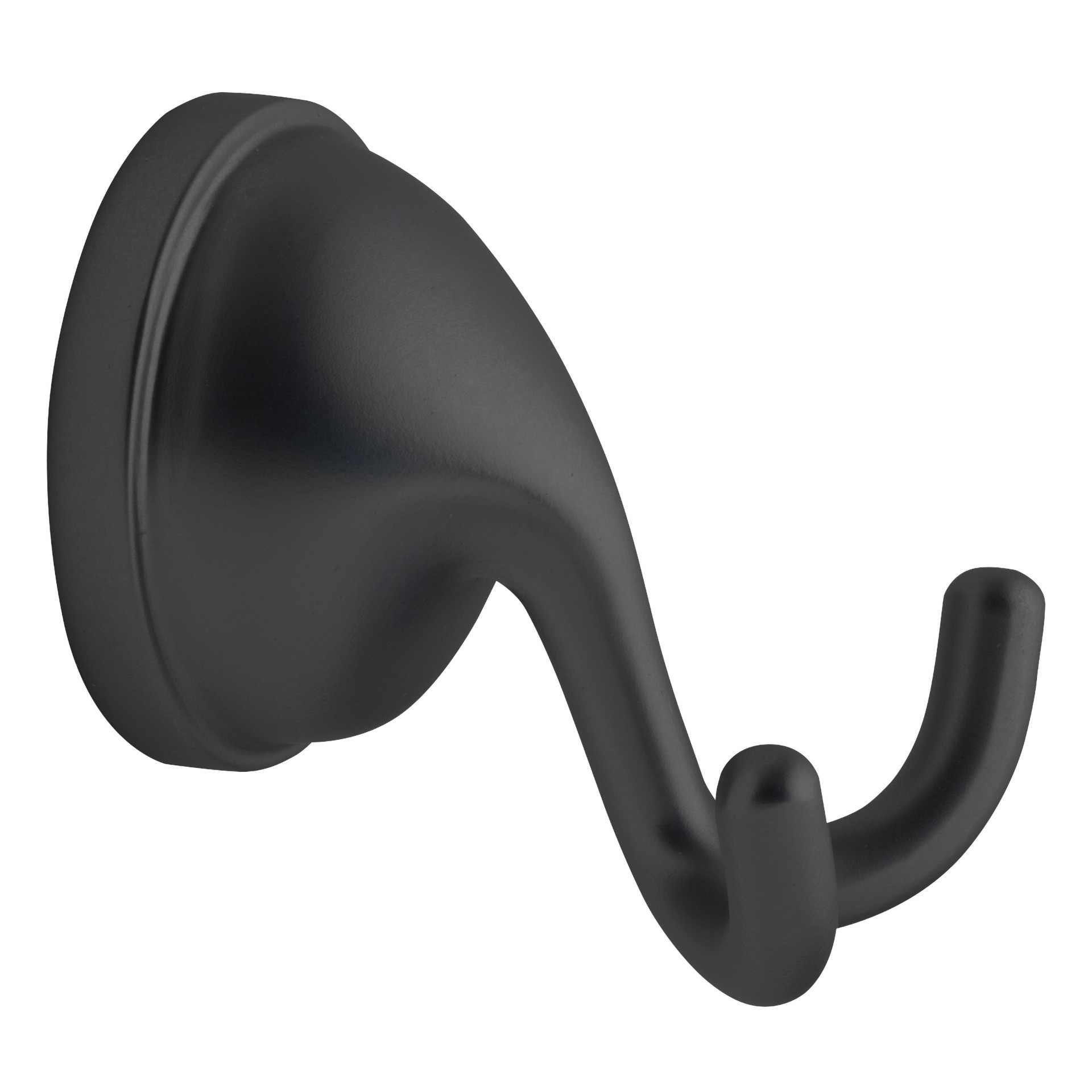 slide 3 of 6, Project Source Dover Matte Black Single -Hook Wall mount Towel Hook, 1 ct