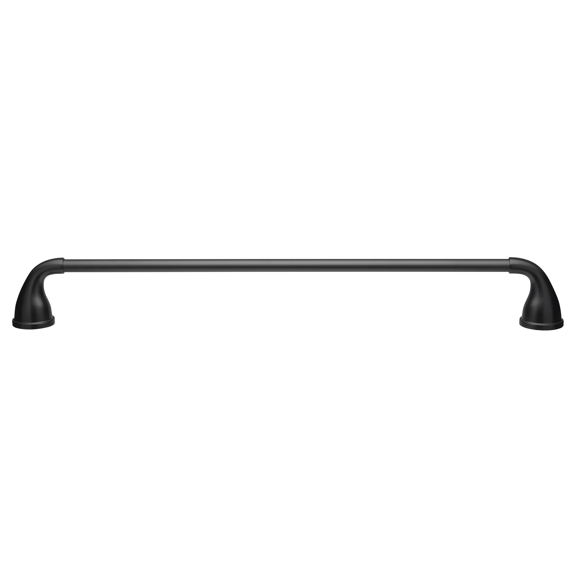 slide 3 of 6, Project Source Dover 24-in Matte Black Wall mount Single Towel Bar, 1 ct