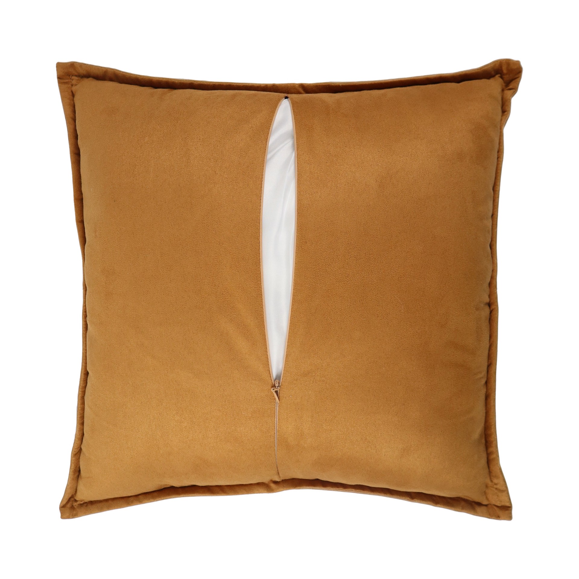 slide 2 of 6, allen + roth 18-in x 18-in Faux leather Square Indoor Decorative Pillow, 1 ct