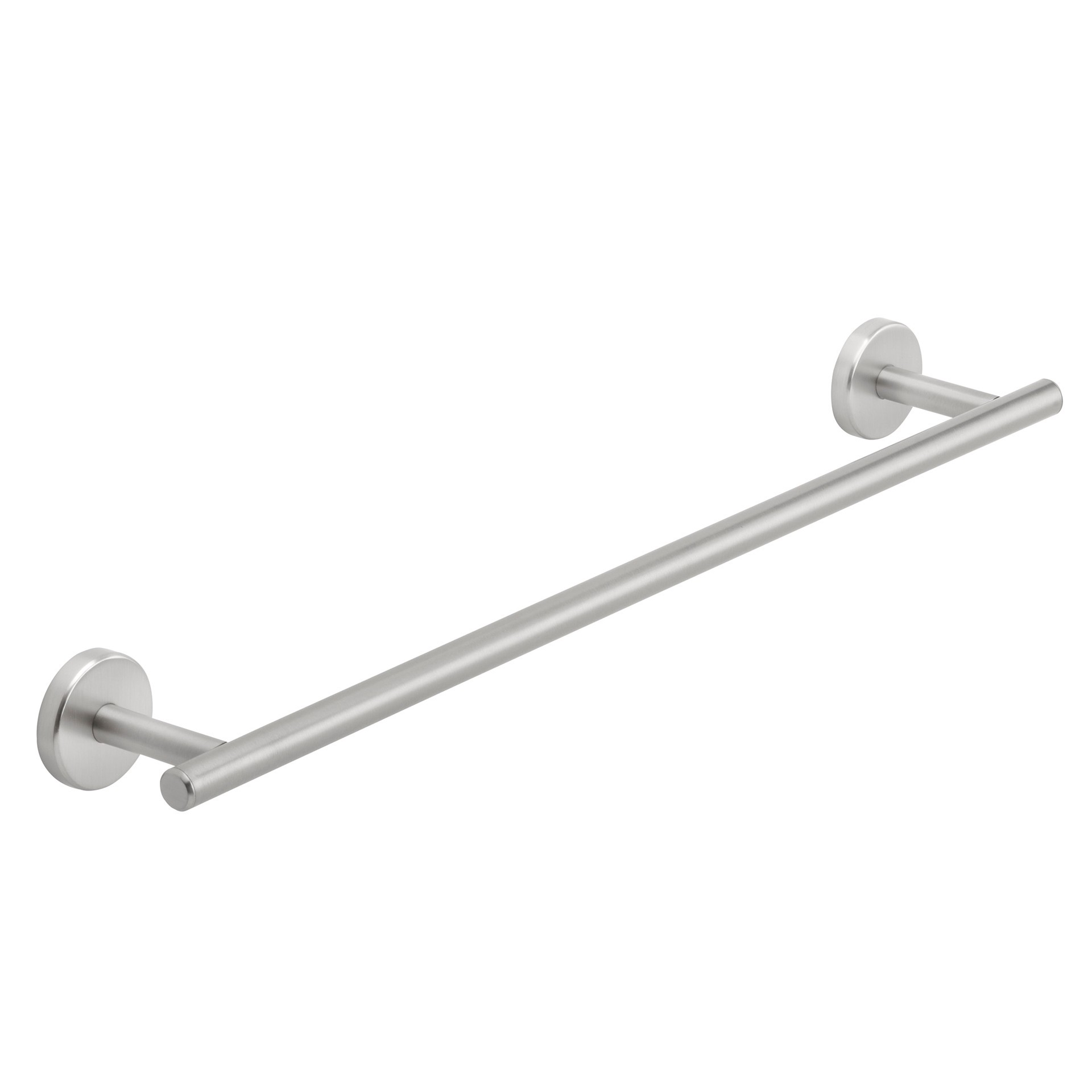 slide 3 of 6, allen + roth Harlow 18-in Brushed Nickel Wall mount Replacement bar only Towel Bar, 1 ct