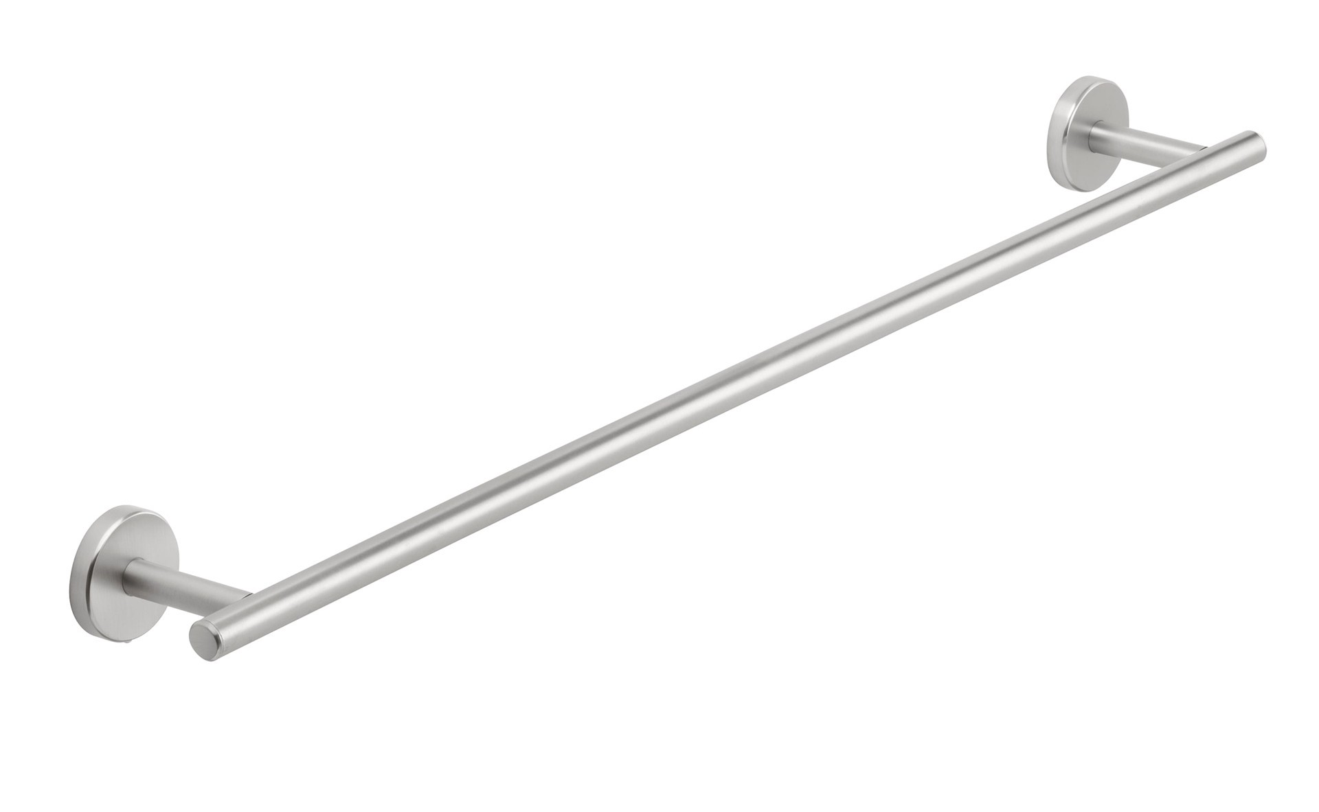 slide 3 of 6, allen + roth Harlow 24-in Brushed Nickel Wall mount Single Towel Bar, 1 ct