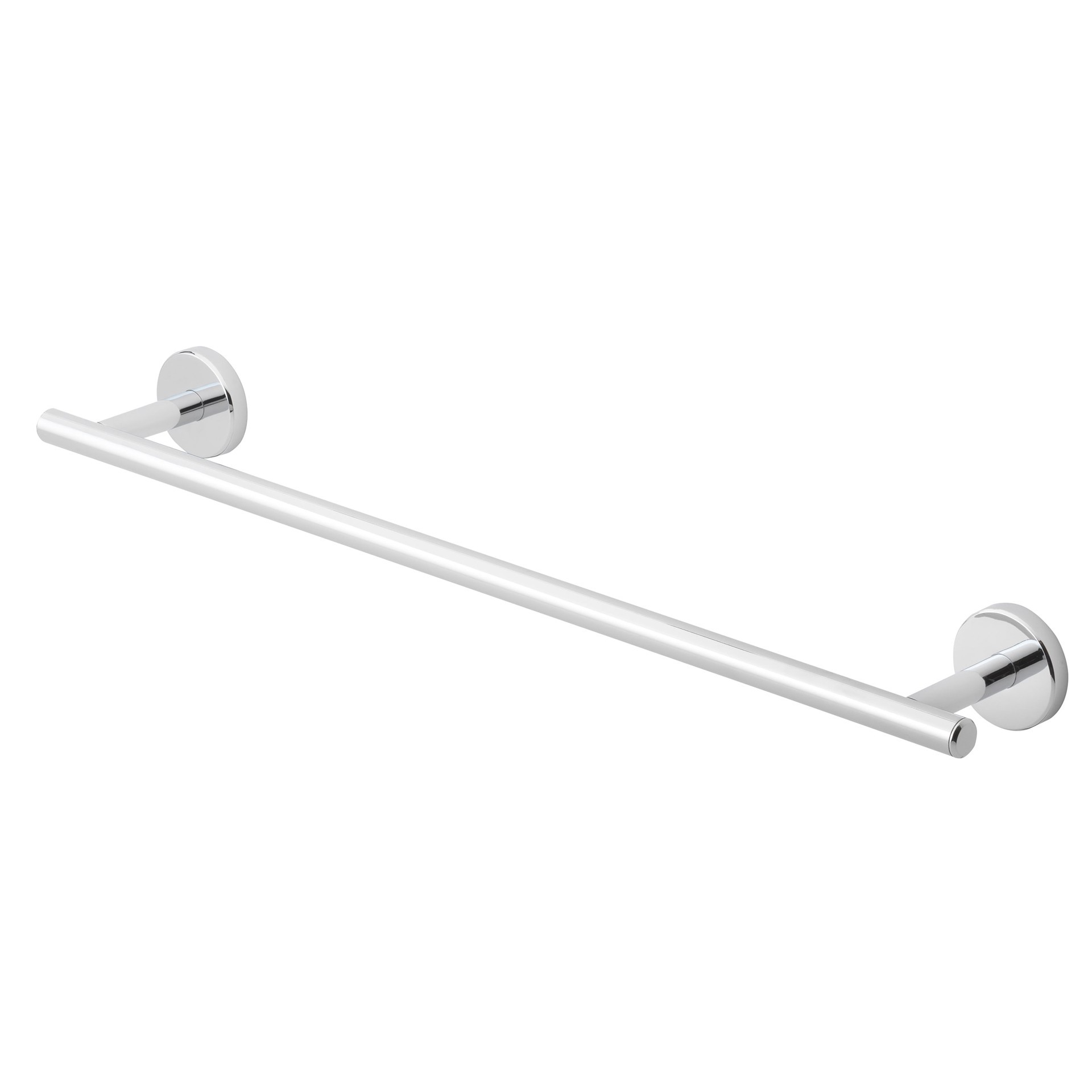 slide 1 of 6, allen + roth Harlow 18-in Polished Chrome Wall mount Single Towel Bar, 1 ct