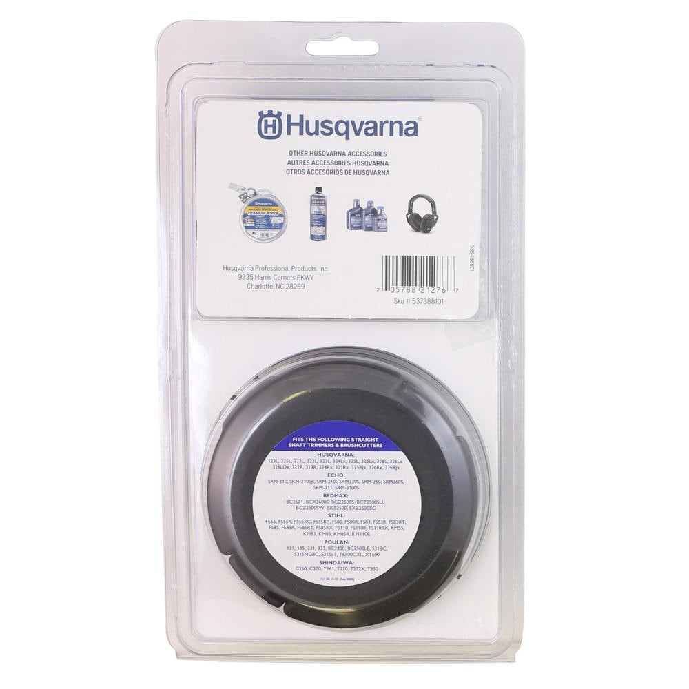 slide 4 of 6, Husqvarna Universal Fit 0.095-in Plastic Line String Trimmer Replacement Head, 1 ct