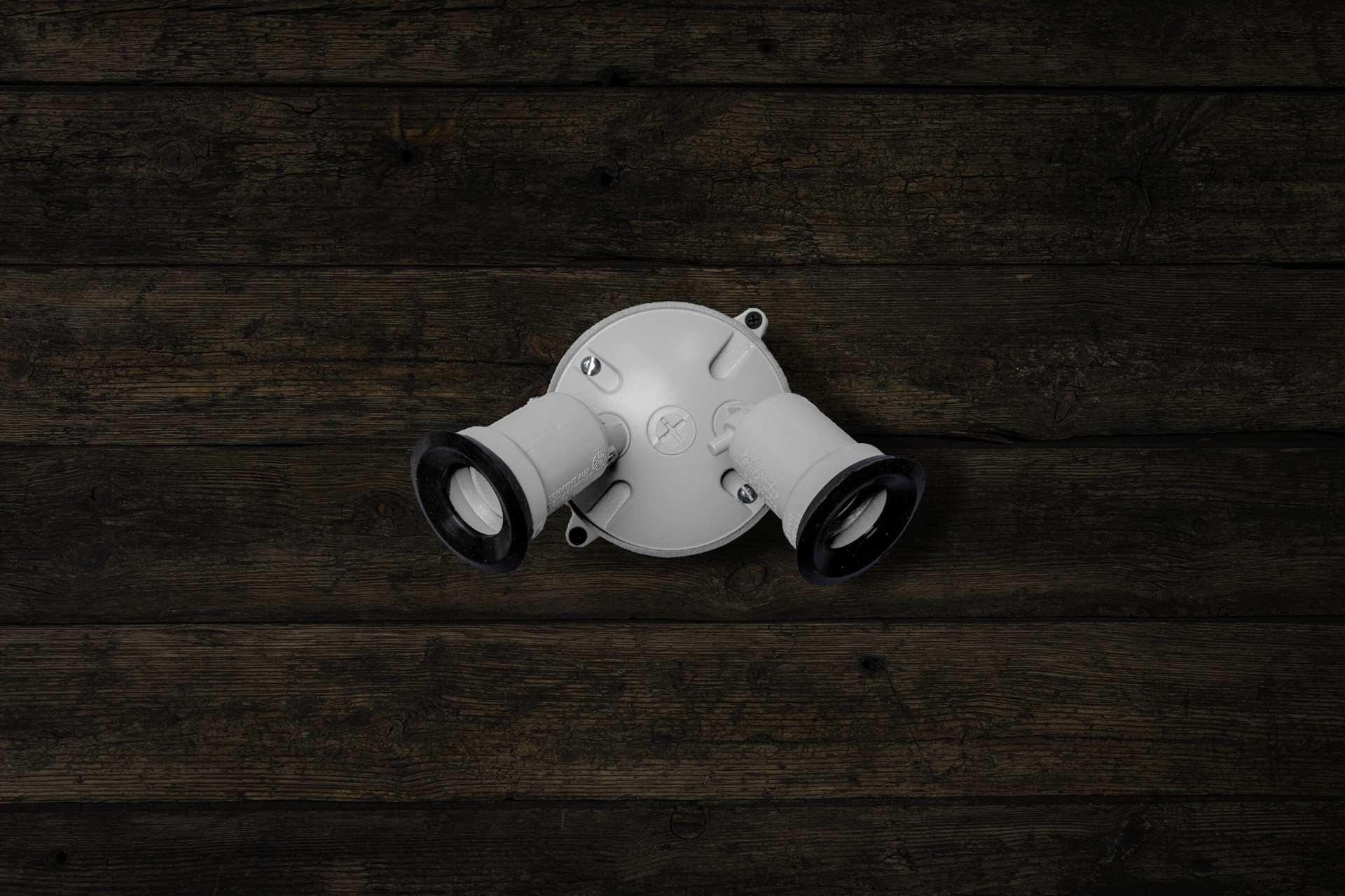 slide 3 of 6, Hubbell 300 -Watt EQ LED White 2 -Head Switch-Controlled Flood Light with Adjustable, 1 ct