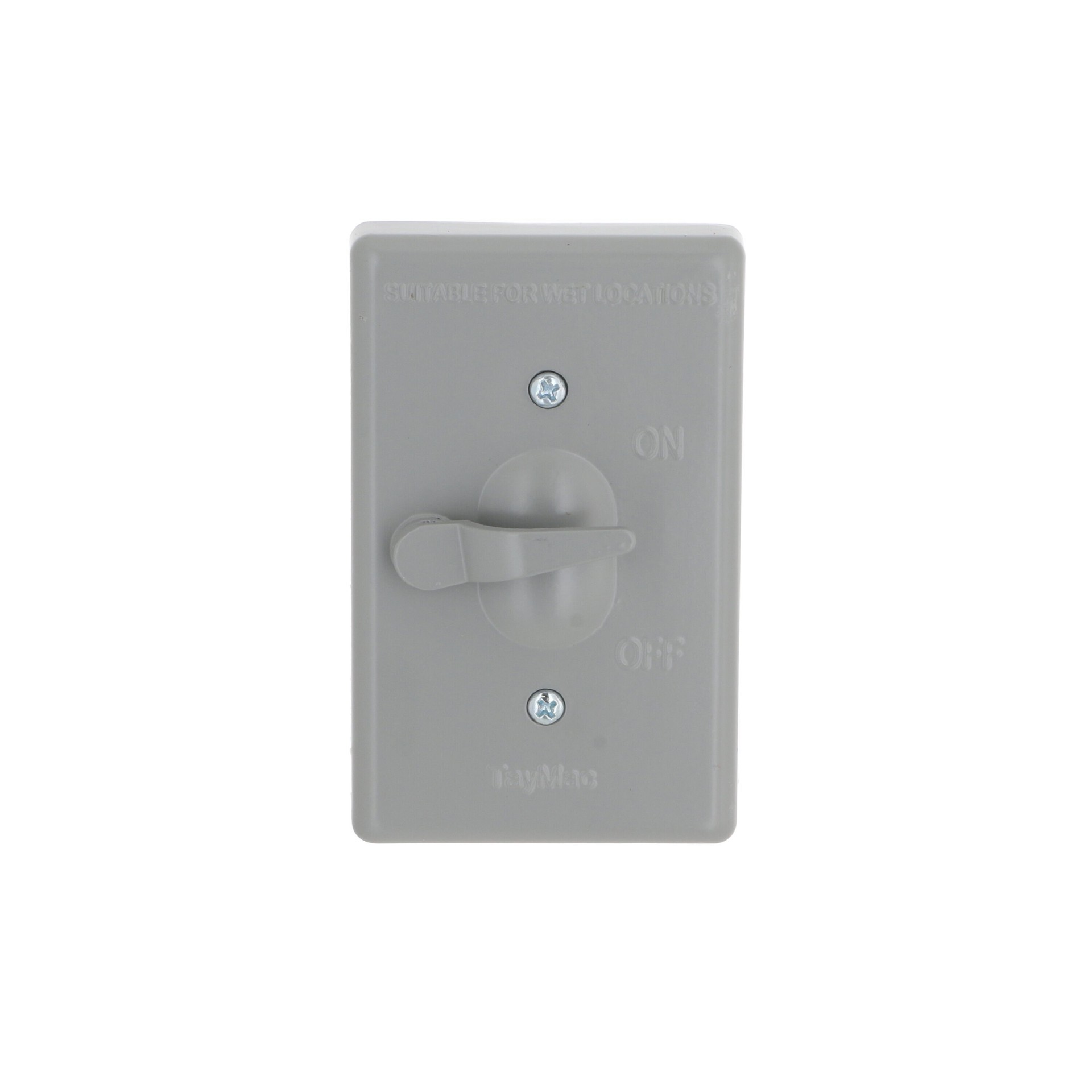 slide 4 of 6, Hubbell 1 -Gang Rectangle Gray Metal Weatherproof Electrical Box Cover, 1 ct
