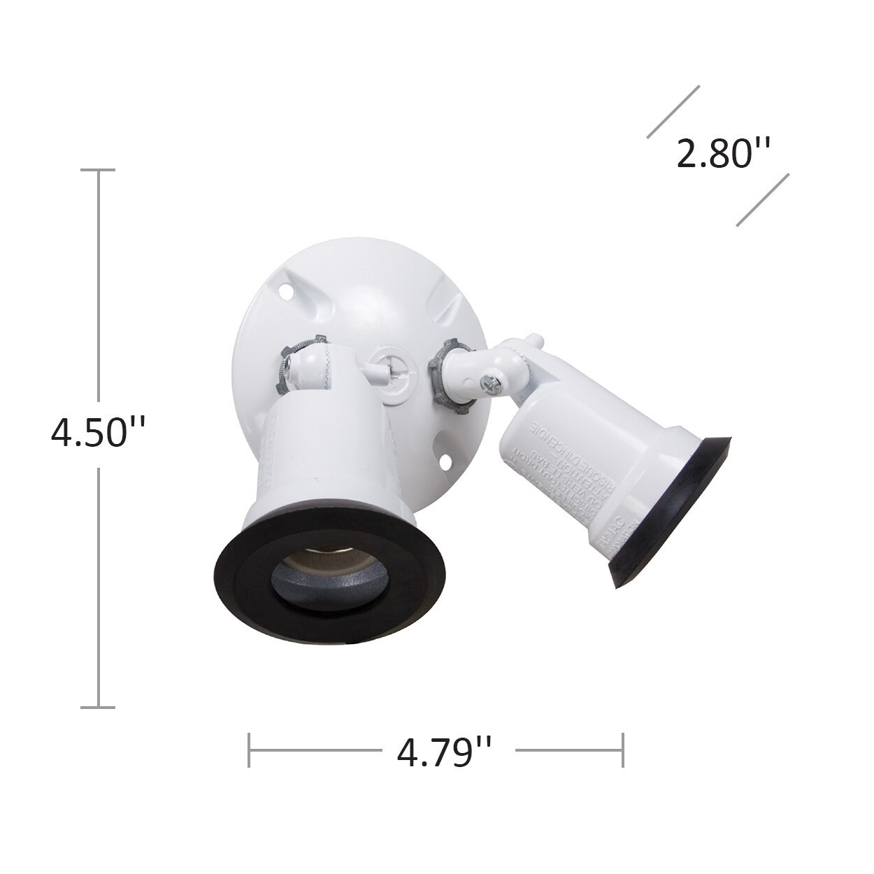 slide 6 of 6, Hubbell 300 -Watt EQ LED White 2 -Head Switch-Controlled Flood Light with Adjustable, 1 ct