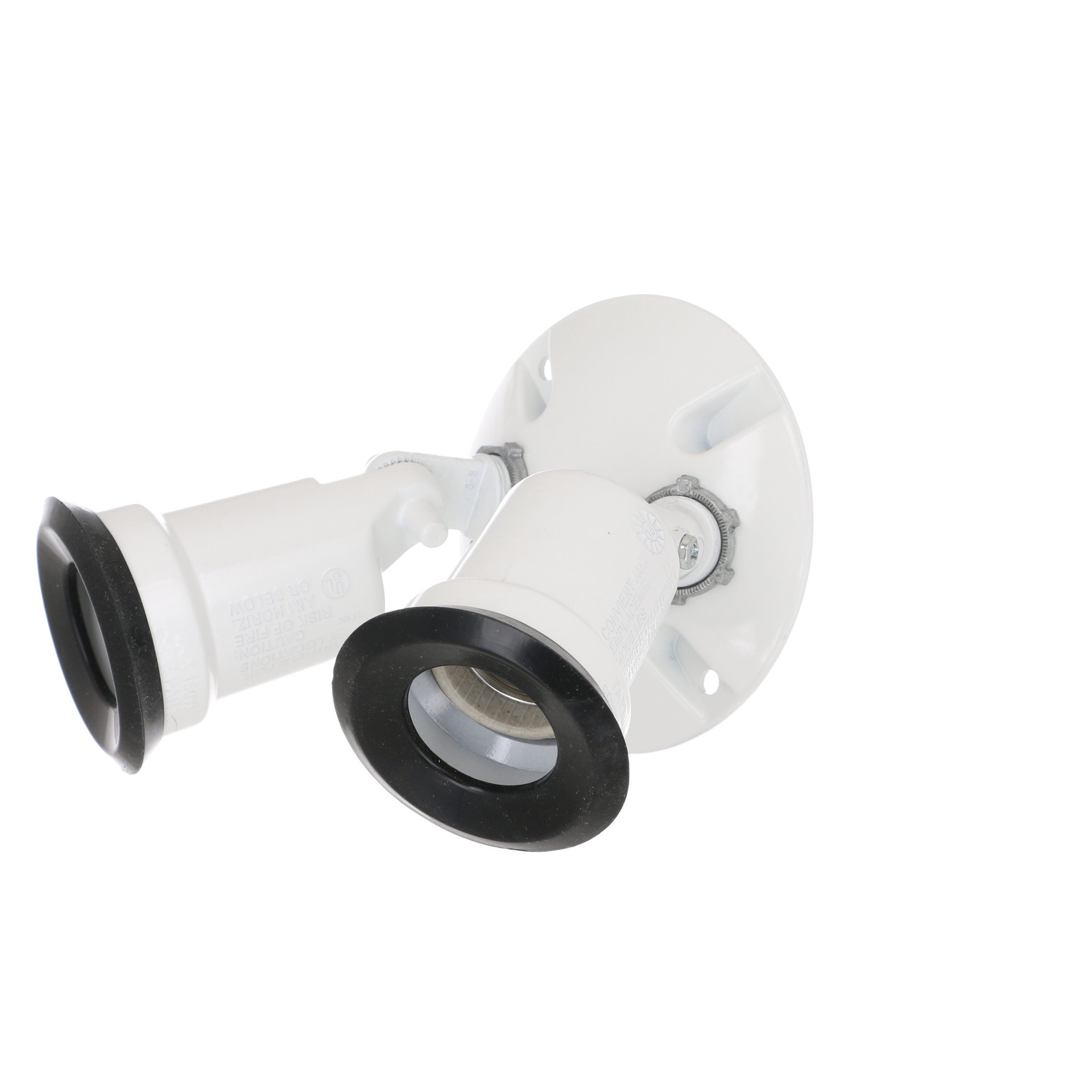 slide 1 of 6, Hubbell 300 -Watt EQ LED White 2 -Head Switch-Controlled Flood Light with Adjustable, 1 ct