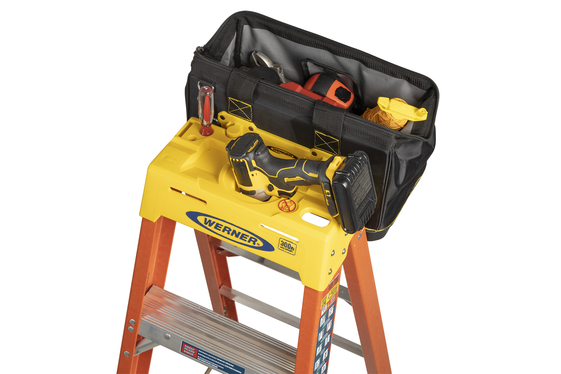 slide 2 of 6, Werner Lock-In Nylon Tool bag For Step ladders, 1 ct