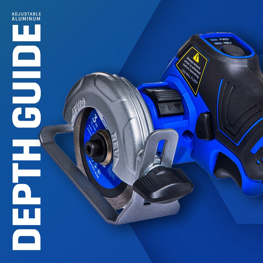 slide 5 of 6, Kobalt 3-in 24-volt Trigger Switch Brushless Cordless Multi-material cutter, 1 ct