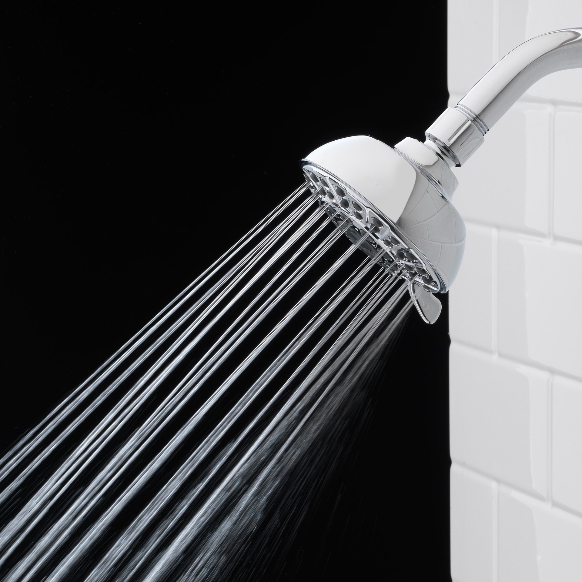 slide 4 of 6, allen + roth Brookes Chrome 1-handle 3.75-in Round Bathtub and shower Faucet with Valve (Multi-function), 1 ct