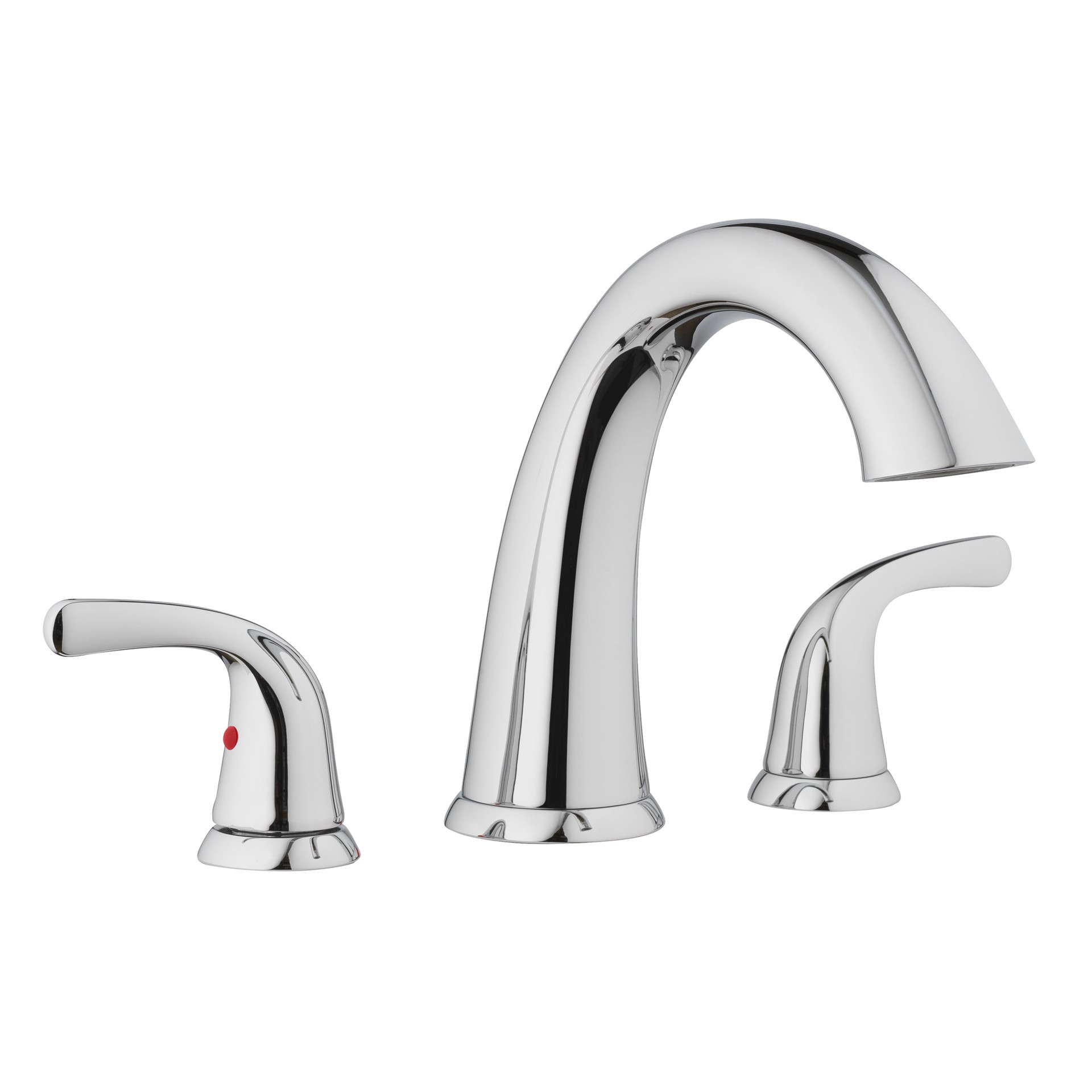 slide 2 of 6, Project Source Chrome 2-handle Deck-mount Roman High-arc Bathtub Faucet, 1 ct