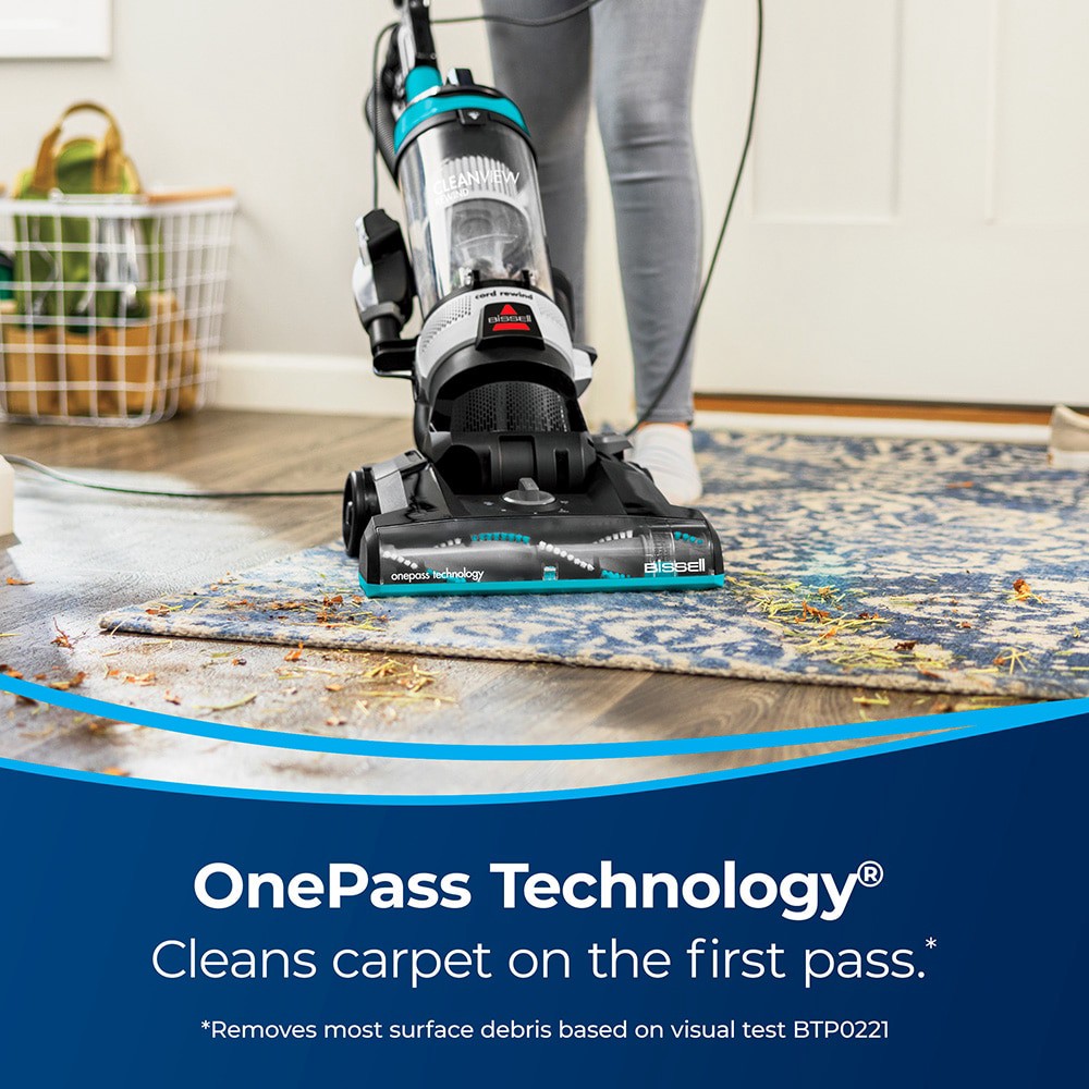 slide 2 of 6, BISSELL CleanView Rewind Bagless Pet Upright Vacuum Cleaner, 1 ct