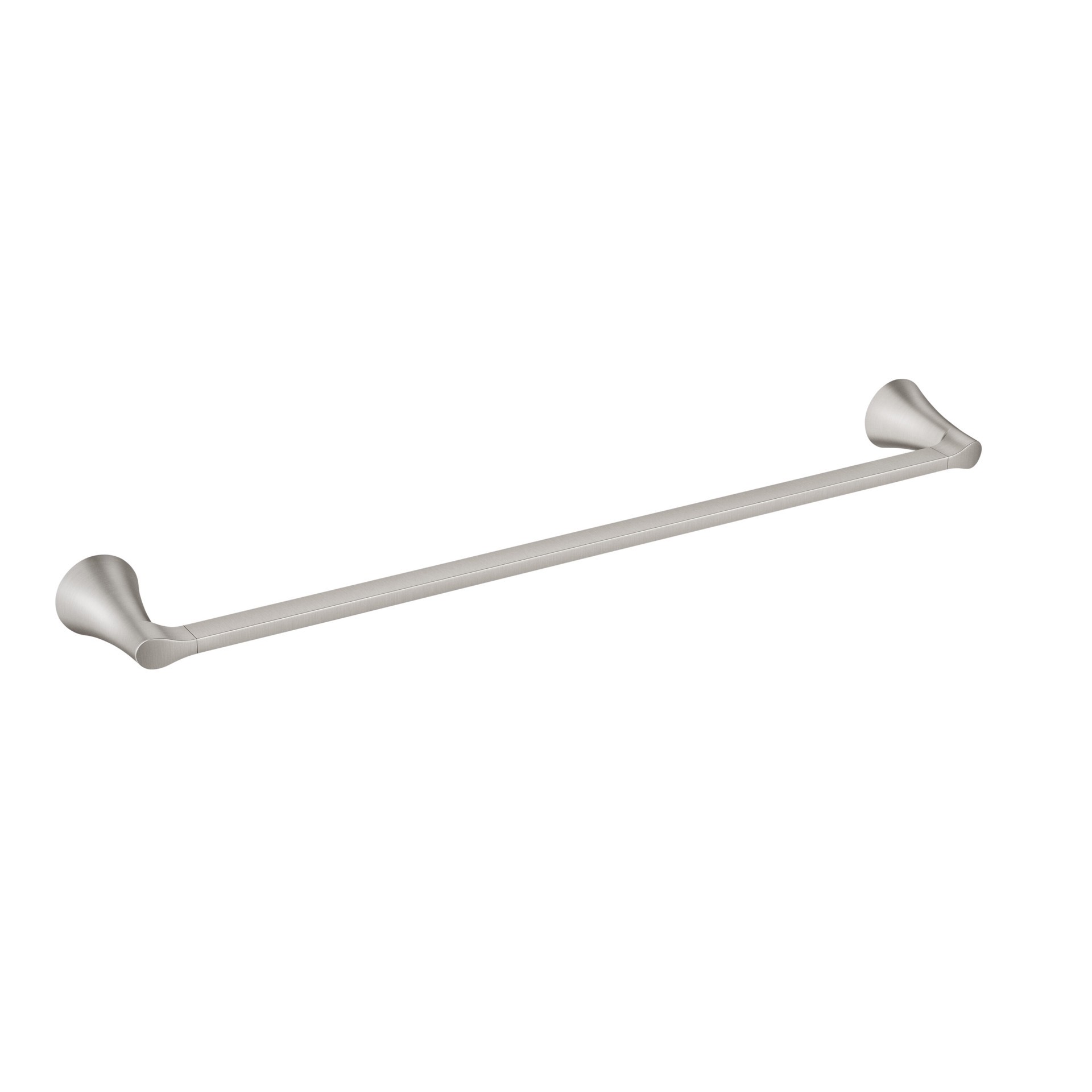 slide 1 of 6, Moen Graeden 24-in Brushed Nickel Wall mount Single Towel Bar, 1 ct