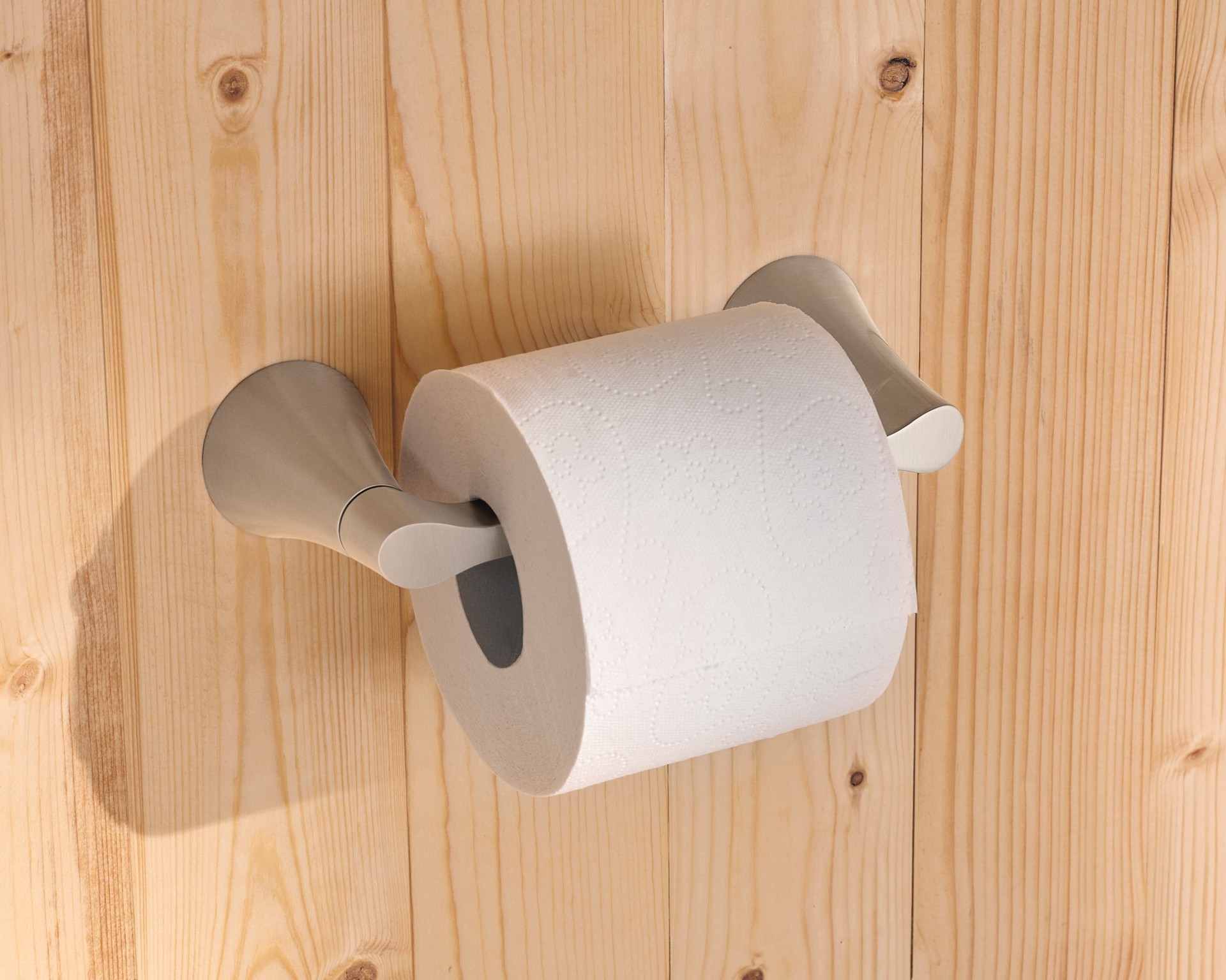 slide 2 of 6, Moen Graeden Brushed Nickel Wall mount Pivot Toilet Paper Holder 1 -Rolls, 1 ct