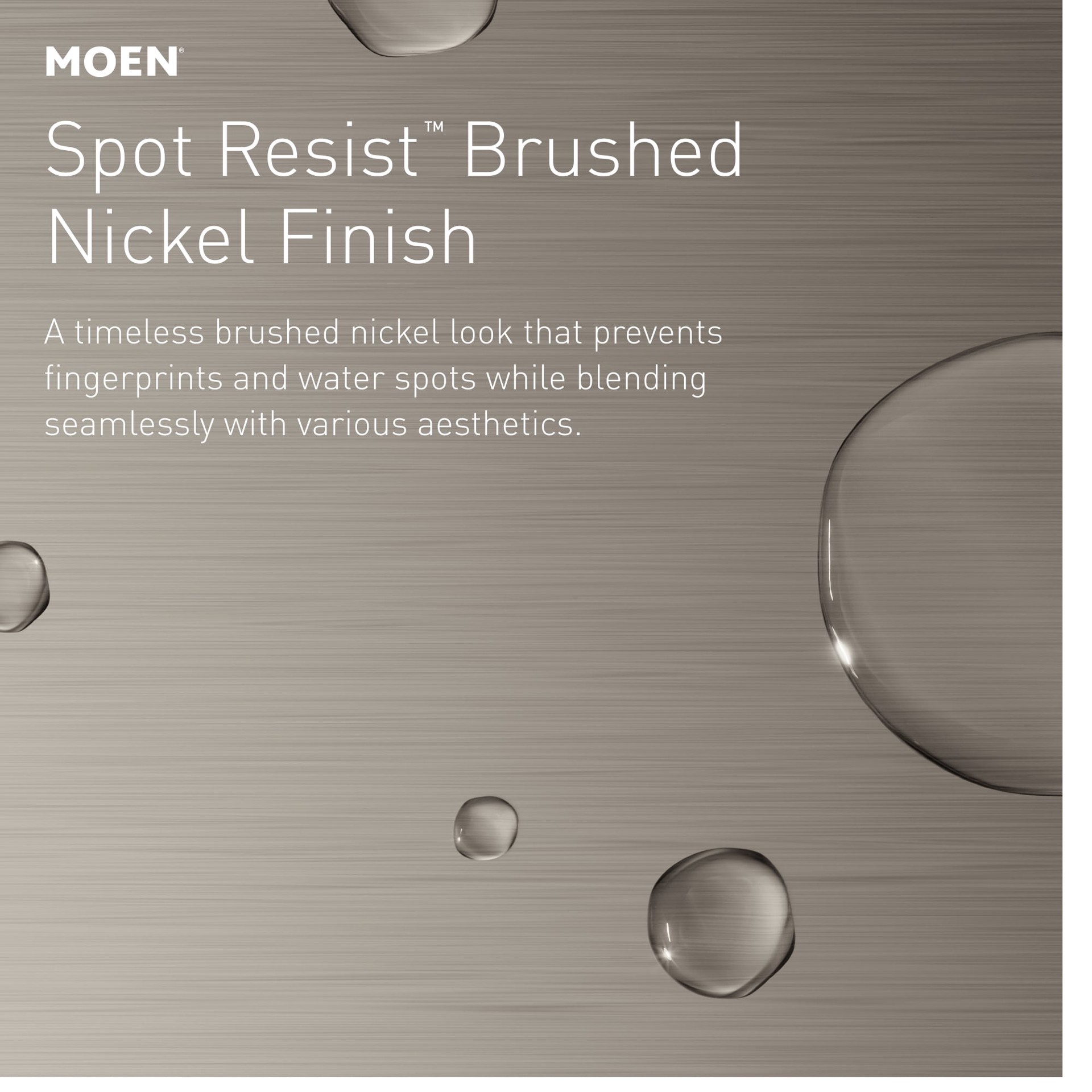 slide 5 of 6, Moen Avri Magnetix Spot Resist Brushed Nickel 1-handle 9-in Round Bathtub and shower Faucet with Valve (Single Function), 1 ct