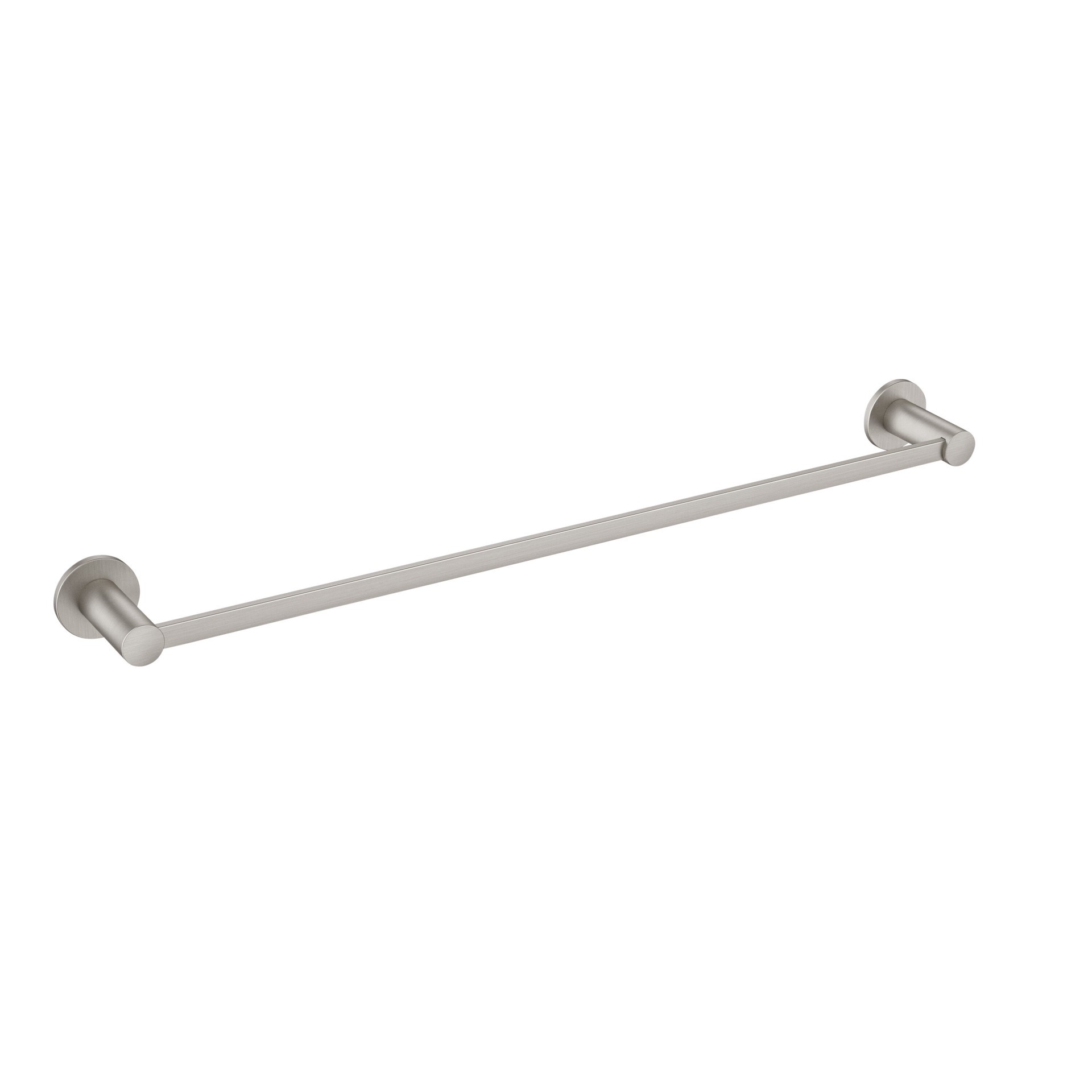 slide 1 of 6, Moen Avri 24-in Brushed Nickel Wall mount Single Towel Bar, 1 ct