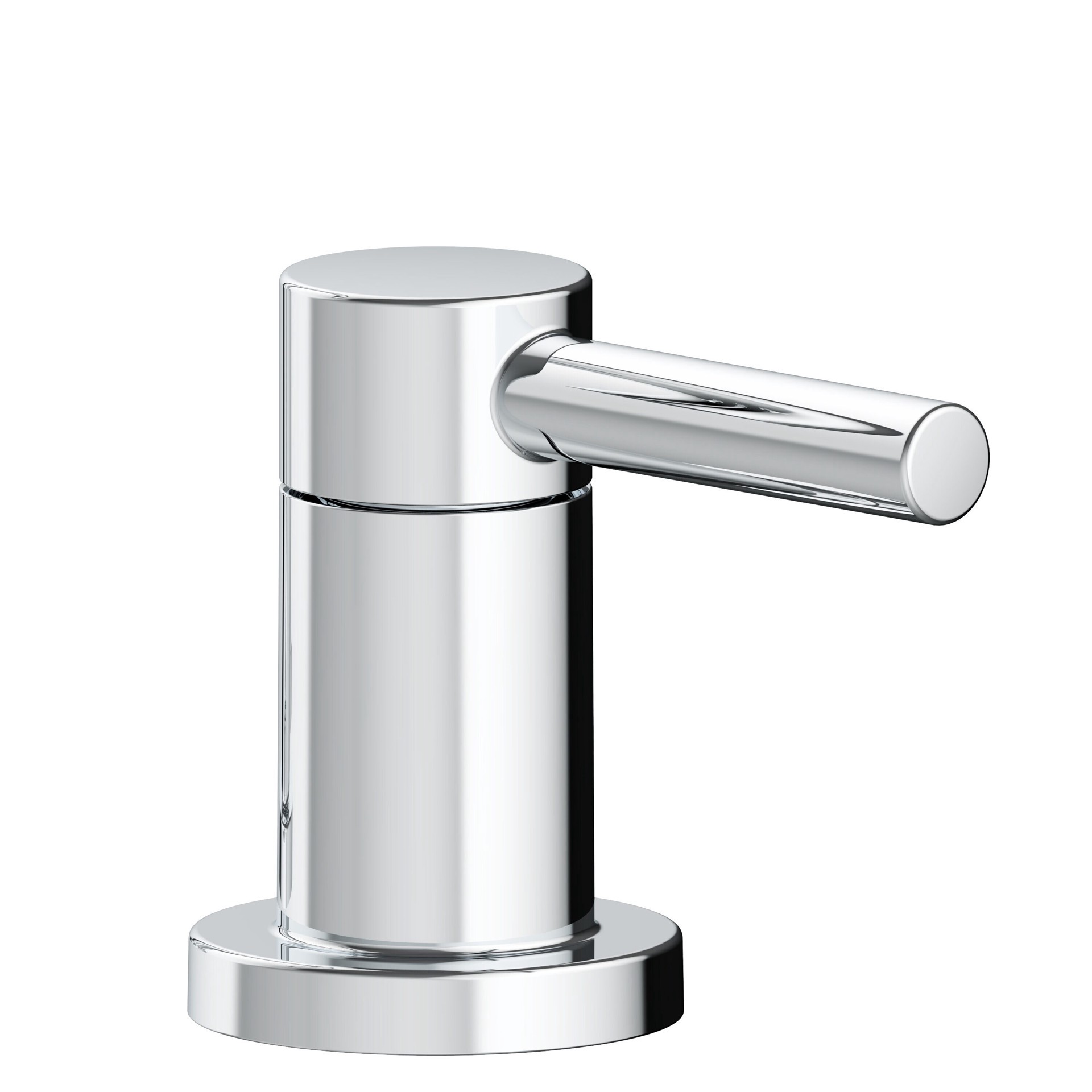 slide 4 of 6, allen + roth Harlow Polished Chrome Widespread 2-handle WaterSense Mid-arc Residential Handle Bathroom Sink Faucet with Drain with Deck Plate, 1 ct