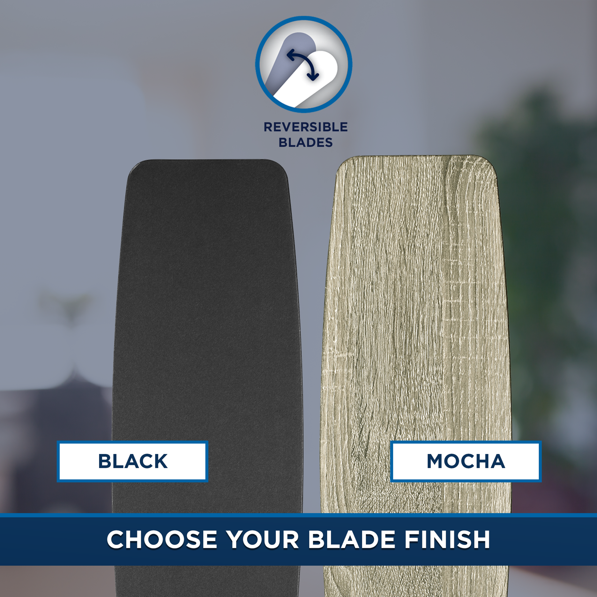 slide 4 of 6, Harbor Breeze Notus 52-in Matte Black with Matte black/rough pine Blades Ceiling Fan With Light 5 -Blade, 1 ct